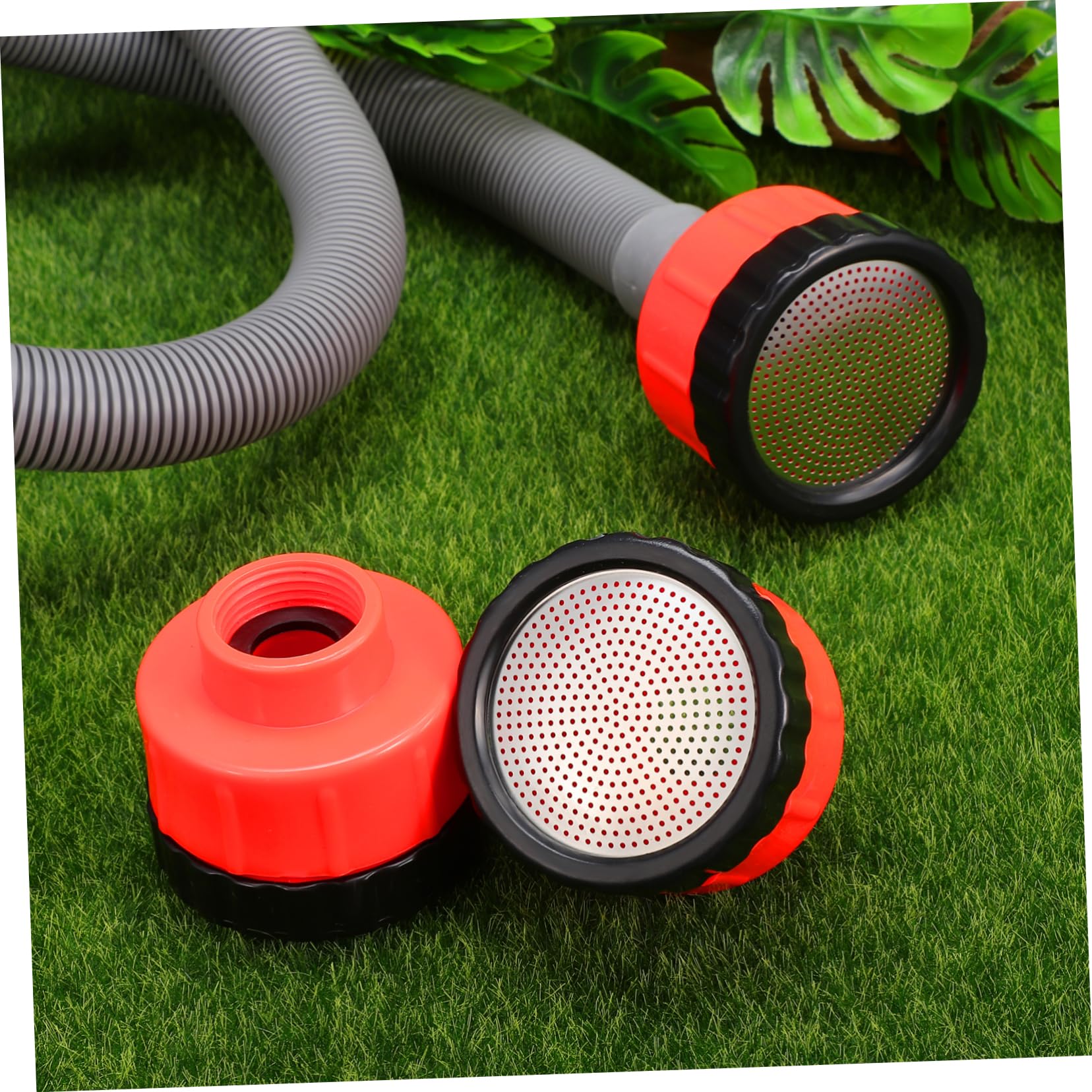 TOPBATHY 3pcs Plastic Nozzles 400 Nozzle Hose Shower Watering Wand Replacement Head