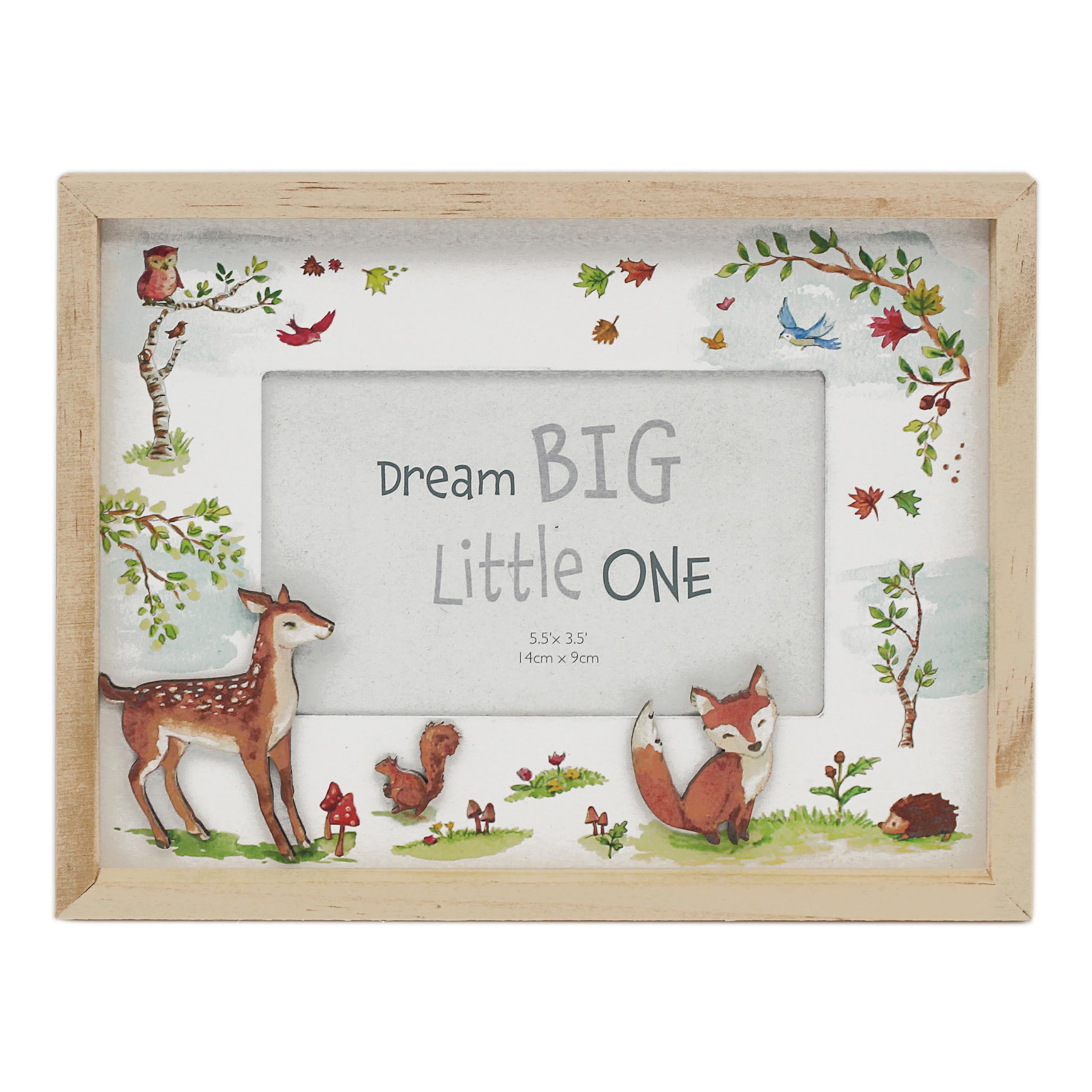 The Leonardo Collection Single Finola Stack Forest Friends Frame 4" X 6" | Decorative Picture Frame For Poster & Photos | Stylish Frame For Home & Office | Puzzle & Movie Poster Frames For Wall & Tabletop