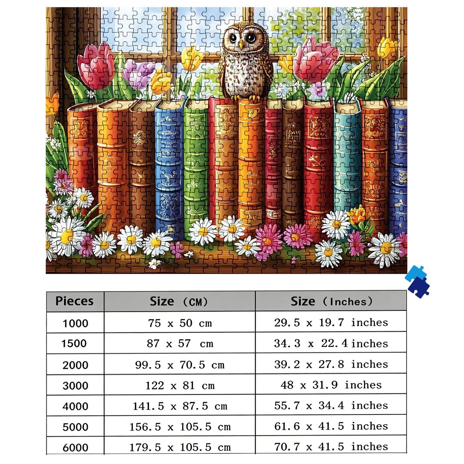 Puzzle 3000 elementów, drewniane puzzle dla dorosłych - Impossible Puzzle 122 x 81 cm niffy gra myśleniowa i łamigłówka dla kobiet i mężczyzn, gra rodzinna na wieczory z grami, prezent dla kobiet