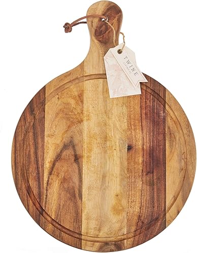 Vista 81 de Twine Juego de tablas de queso de acacia y pizarra, cuencos y cuchillos para charcutería, bandeja de queso de pizarra para quesos de madera, juego