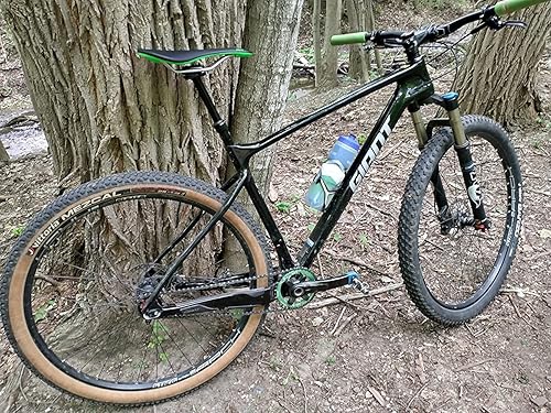 Miniatura 6 de Cadena estrecha y ancha 96BCD de velocidad única 32T 34T 36T 38T redonda para Shimano M6000 M7000 M8000 M9000 Negro