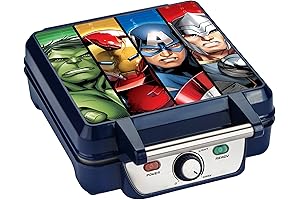 Marvel MVA-281 Kids Elmo Comfort Grip Waffle Maker