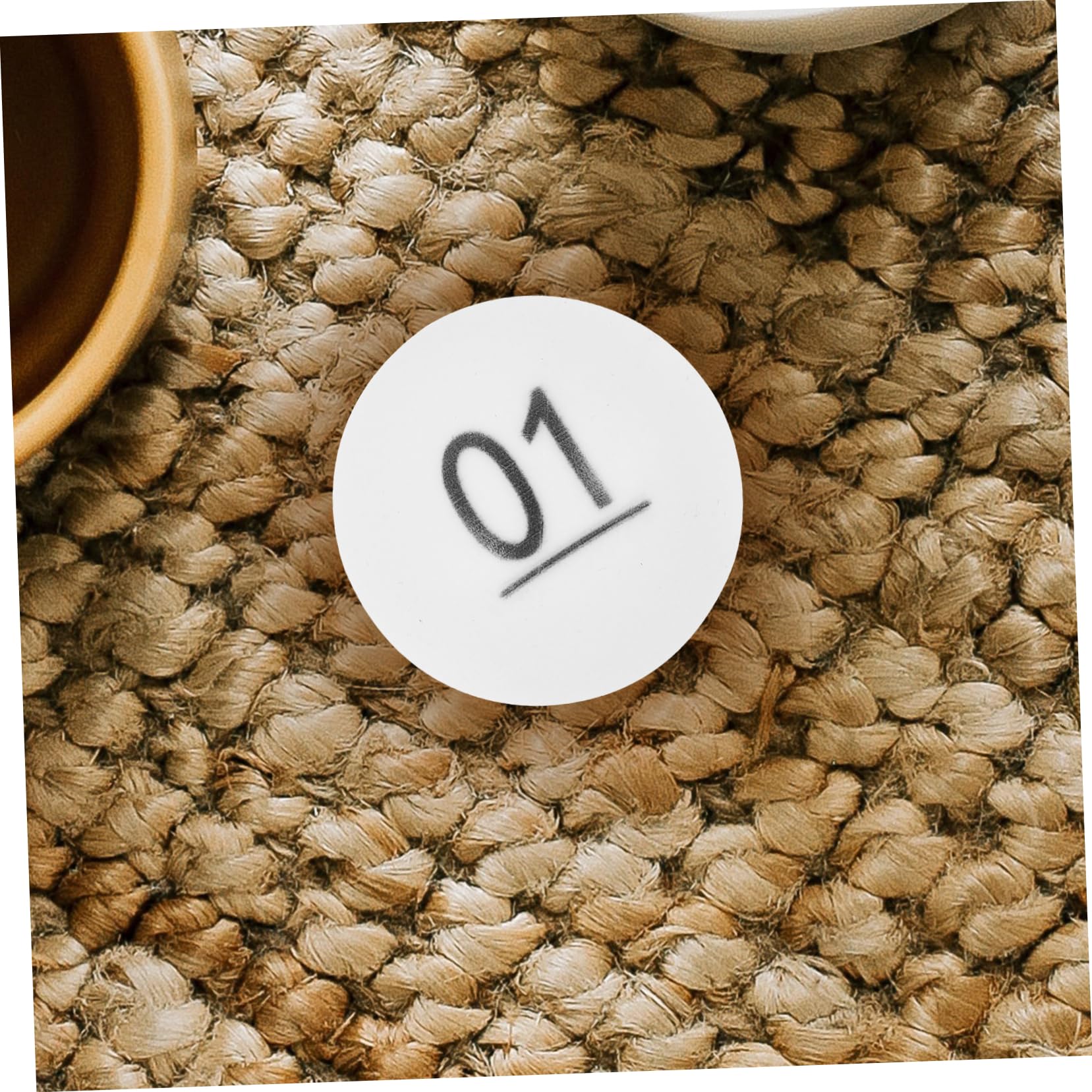 Cabilock Seamless Plastic Game Balls 50pcs Printed Raffle Balls for Bingo and Events