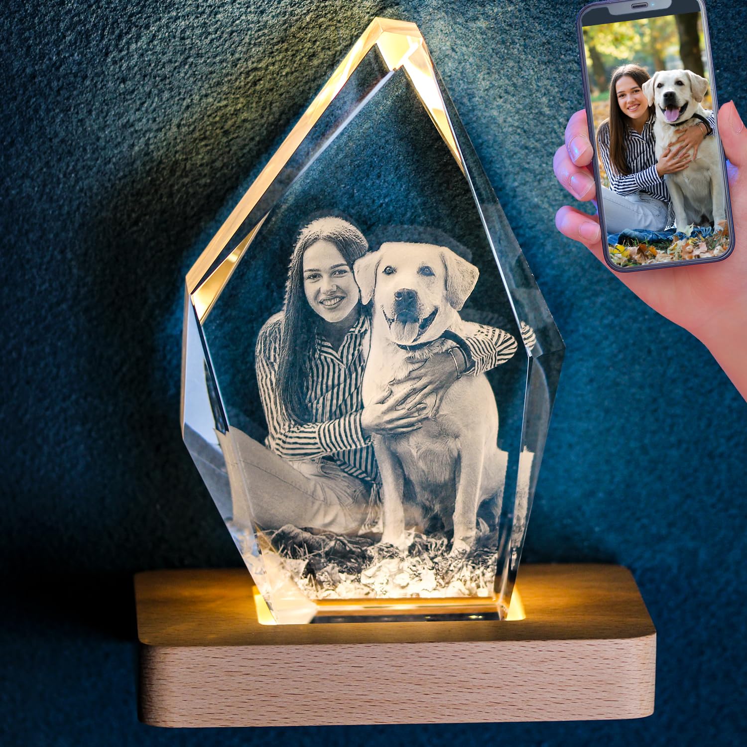 Zeiniyio 3D Crystal Photo