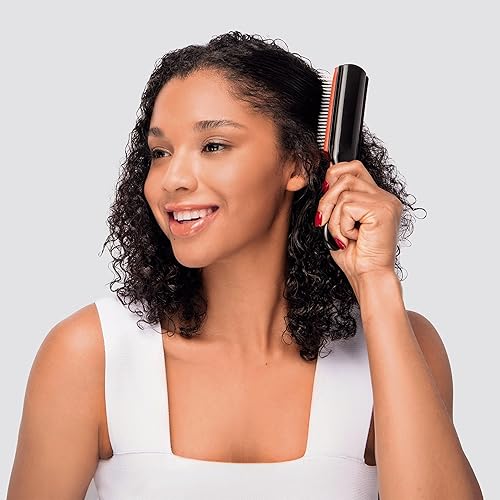 Miniatura 9 de Diane Cepillo de pelo de nailon para desenredar, separar, dar forma y definir el cabello húmedo grueso o rizado, se desliza a través de los enredos