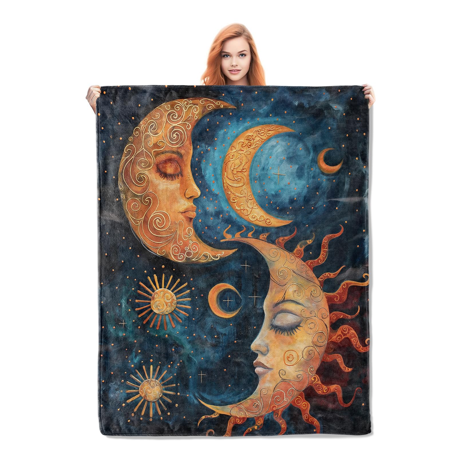 Couverture en peluche douce 152x127 cm idéale pour vos soirées cocooning sur le canapé