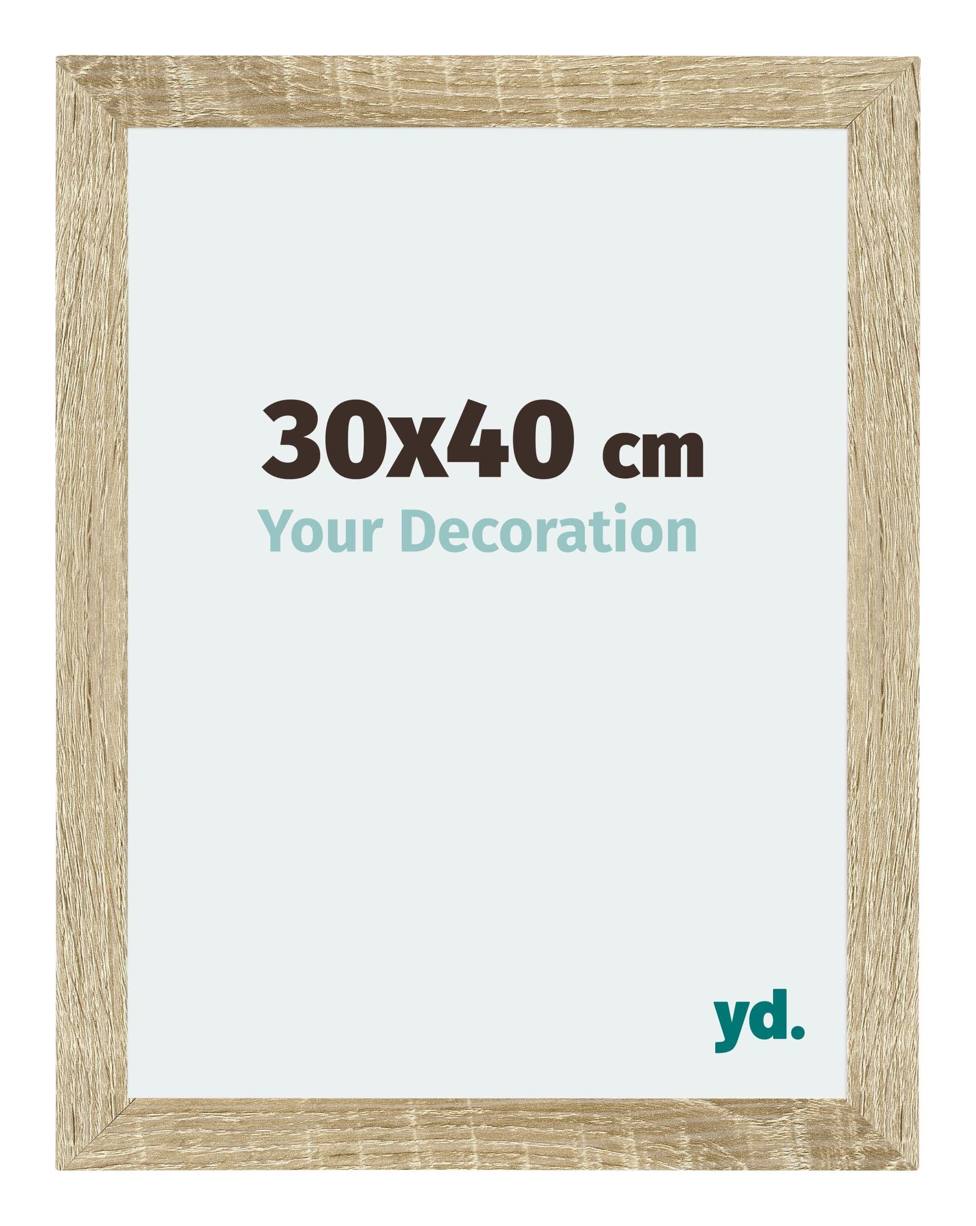Your Decoration - Puzzle frame 30x40 - Sonoma Oak - Puzzle frame 500-1000 Pieces - MDF Photoframe - Mura