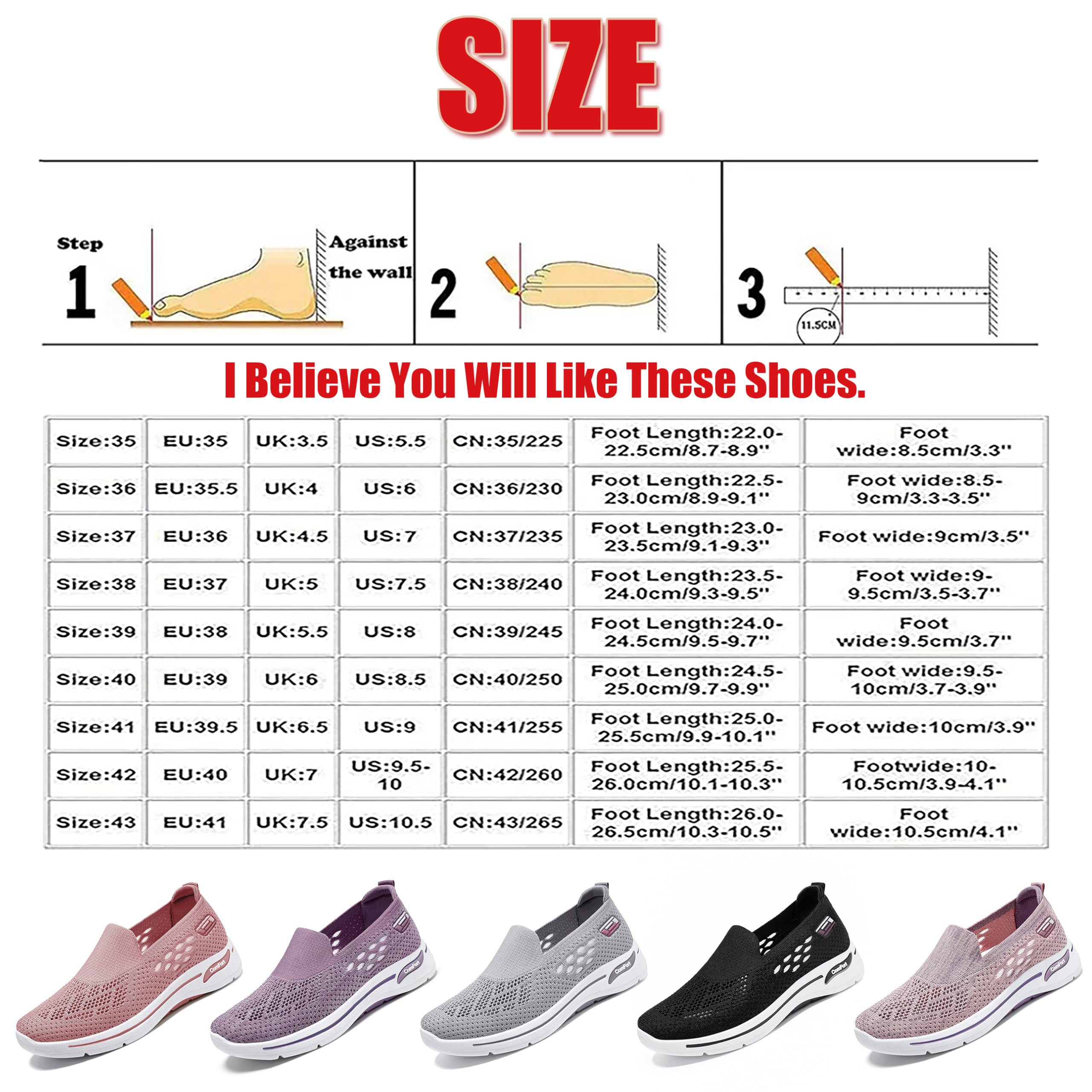 Zapatos ortopédicos para caminar para mujer, tejido de malla, ortopédicos, sin cordones, suela suave, refrescantes, cómodos, ligeros, transpirables, tenis al aire libre, deportes, manos libres