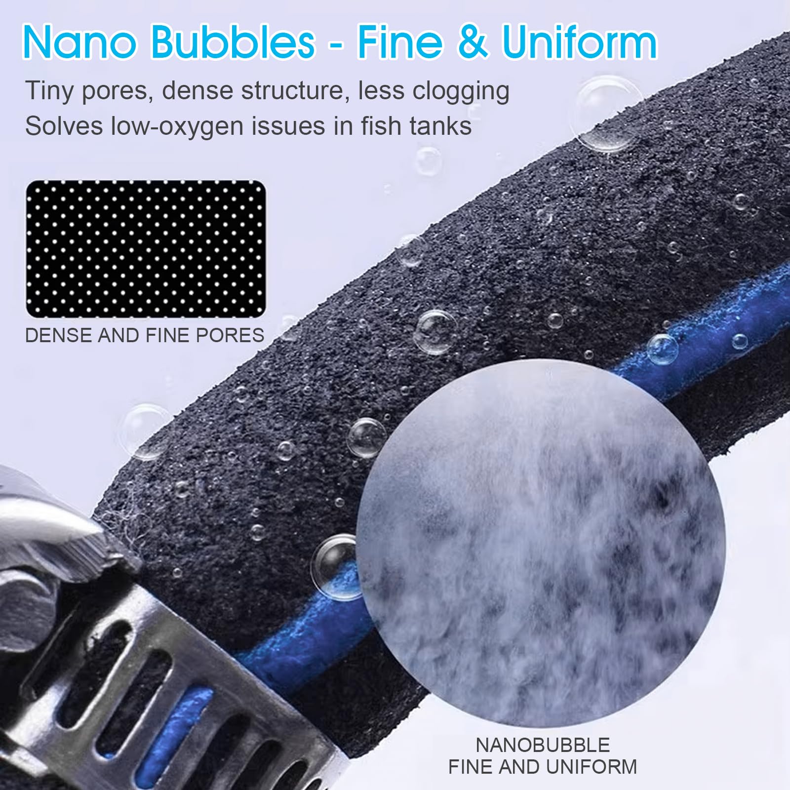 Japan Belüfterring Belüfter Teich Belüftungsring Sauerstoff, φ35cm Ausströmer Ideal für Koi Teich, Gartenteich, Aquarium