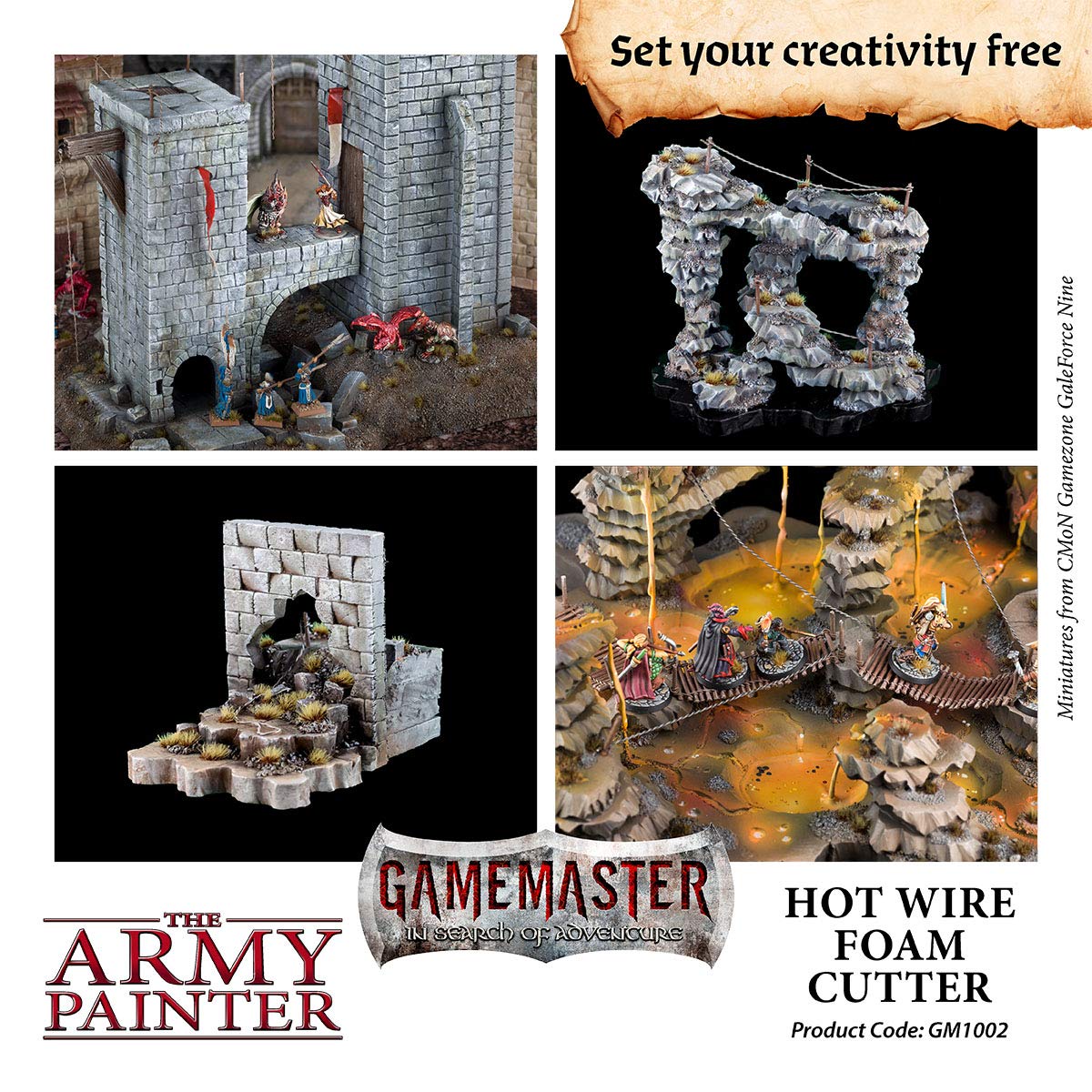 The Army Painter Gamemaster Cortador de Espuma Hot Wire para Tablas de Espuma Juegos de rol