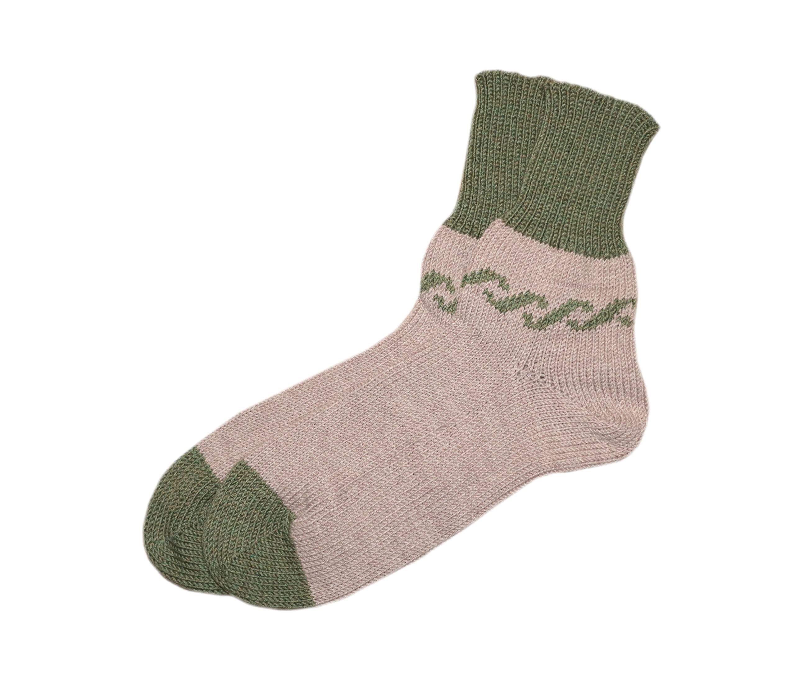 Chaussettes 100% laine mérinos pour adulte homme femme mixte tricoté chaud - - Large