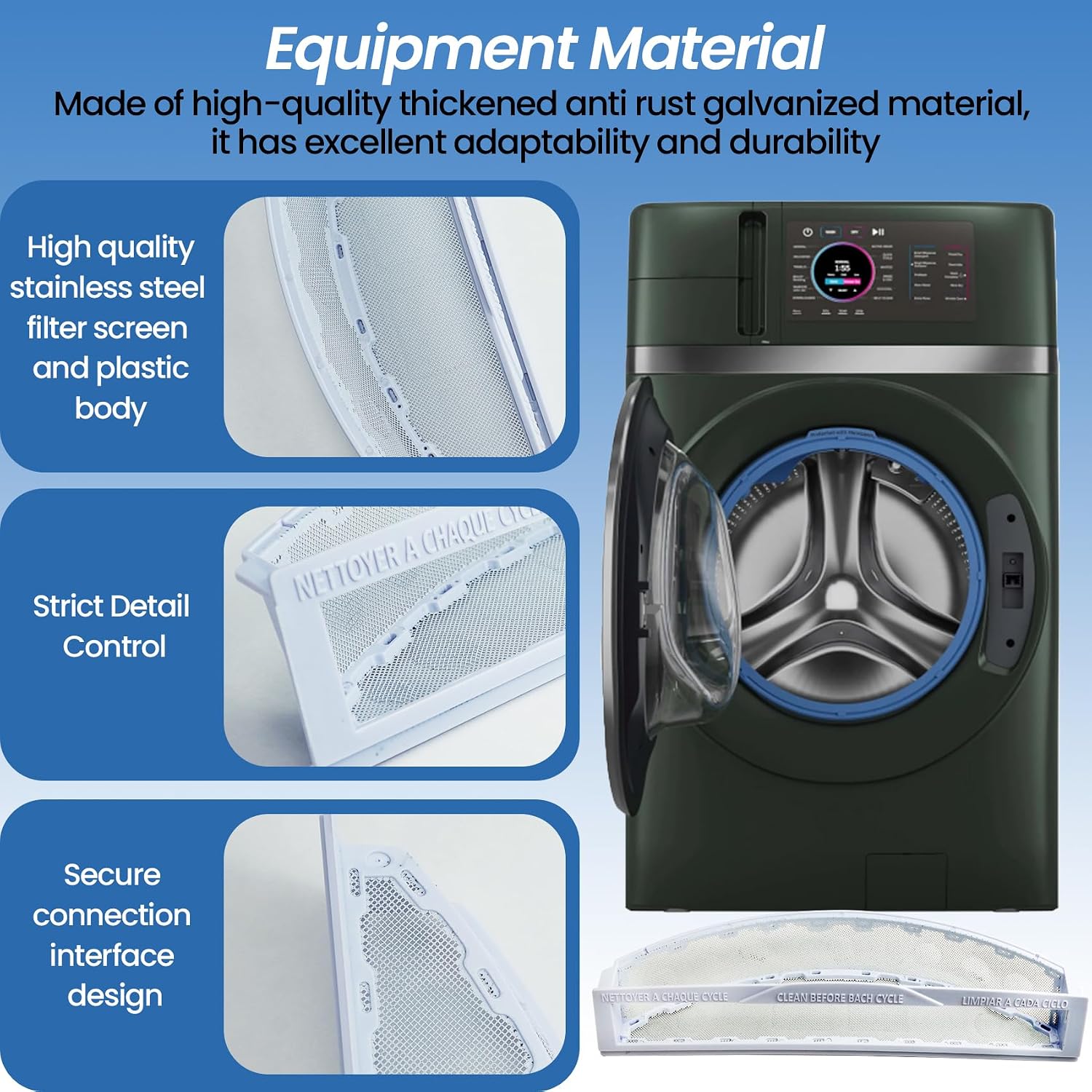 WE18X25102 Clothes Dryer Lint Trap For GE Hotpoint Monogram Kenmore