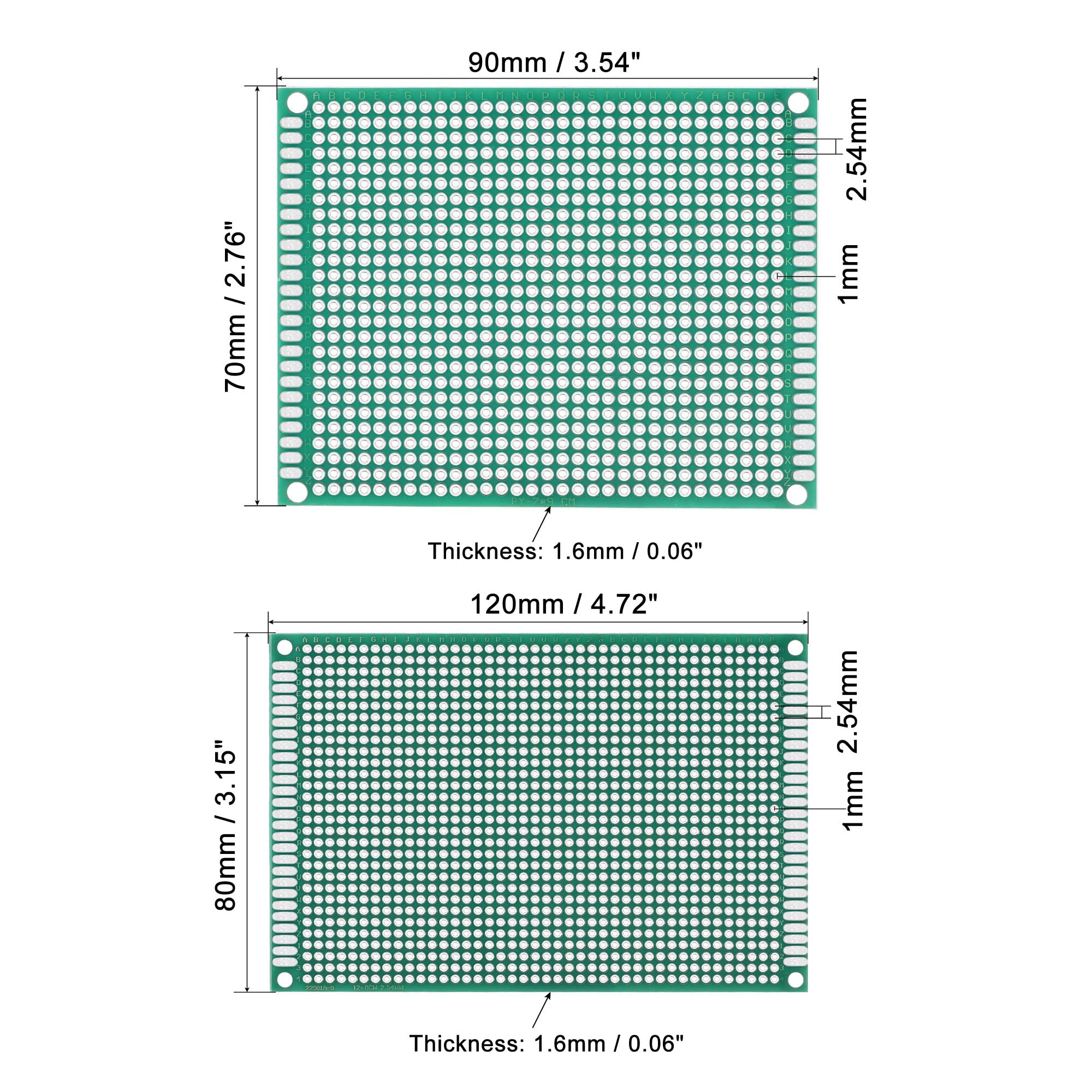 Young-Carte De Circuit Imprimé Universelle Carte De Prototypage Incluse