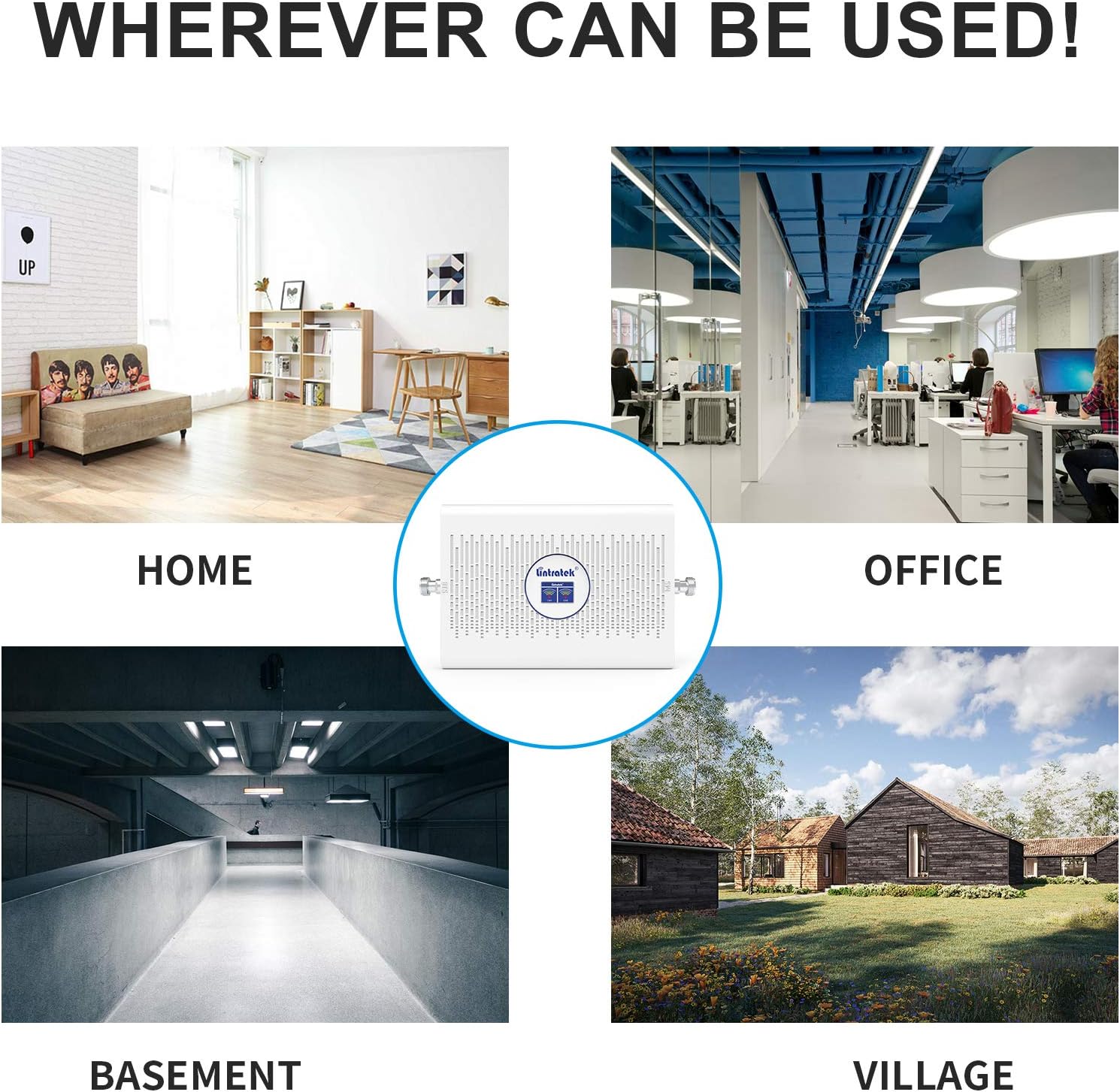 Cell Phone Booster, 3G 4G LTE 5G Band 5 Band 28 700/850MHz Cell Phone Booster for Home Cellular Signal Booster with Antenna Kit