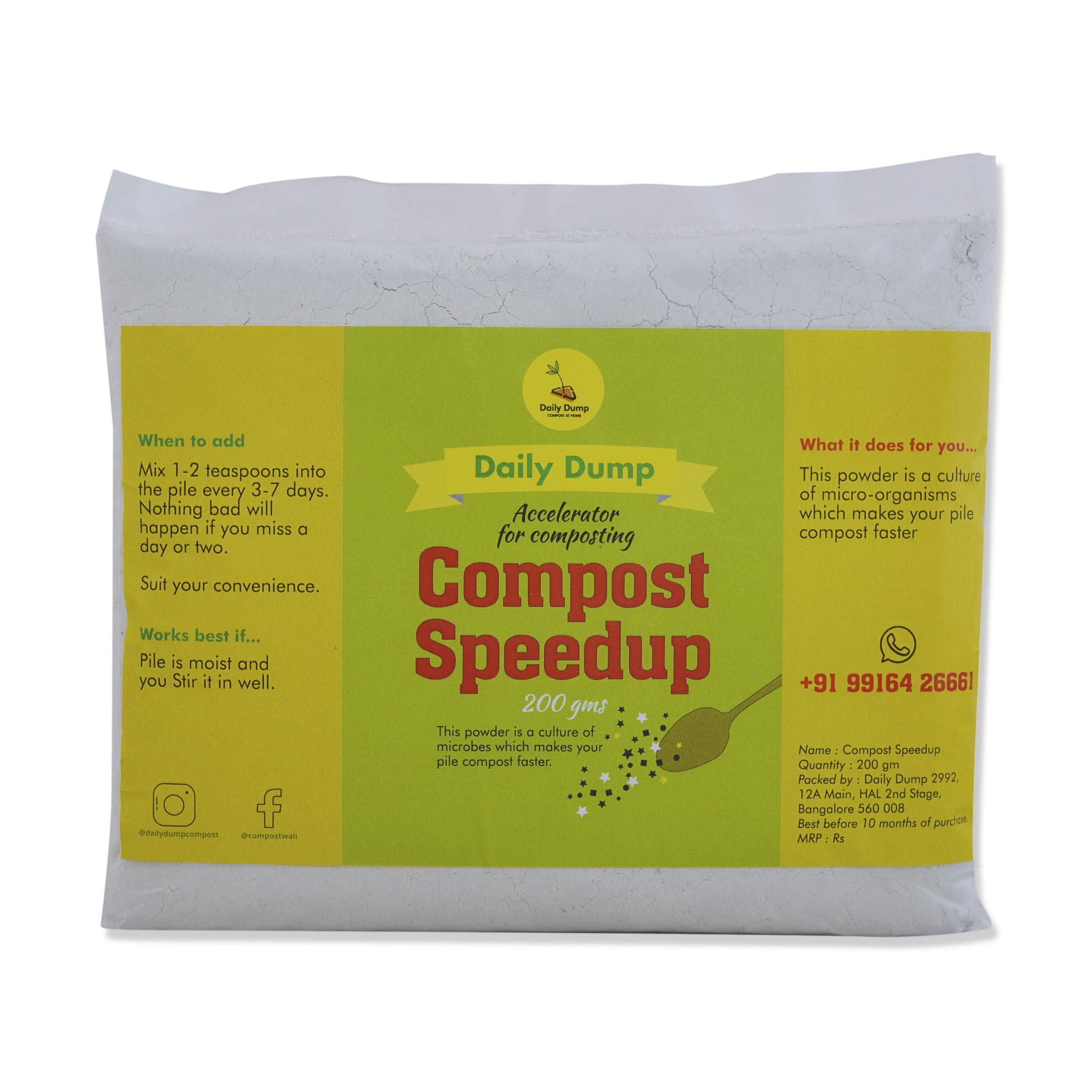 Daily Dump Compost Speedup with Microbes for Quality Composting - 200 Gm-picture-14