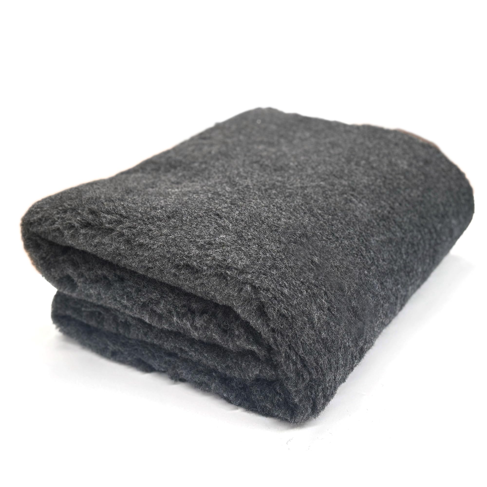Profleece Premium Vet Bedding Quick Drying & Washable Fleece Vet Bedding for Puppys & Dogs - Dog Bed Ideal for Whelping Charcoal 50 x 50cm