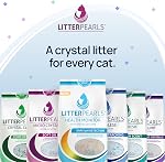 Litter Pearls Micro Fresh Scented Non-Clumping Crystal Cat Litter with Odorbond, 7 lb