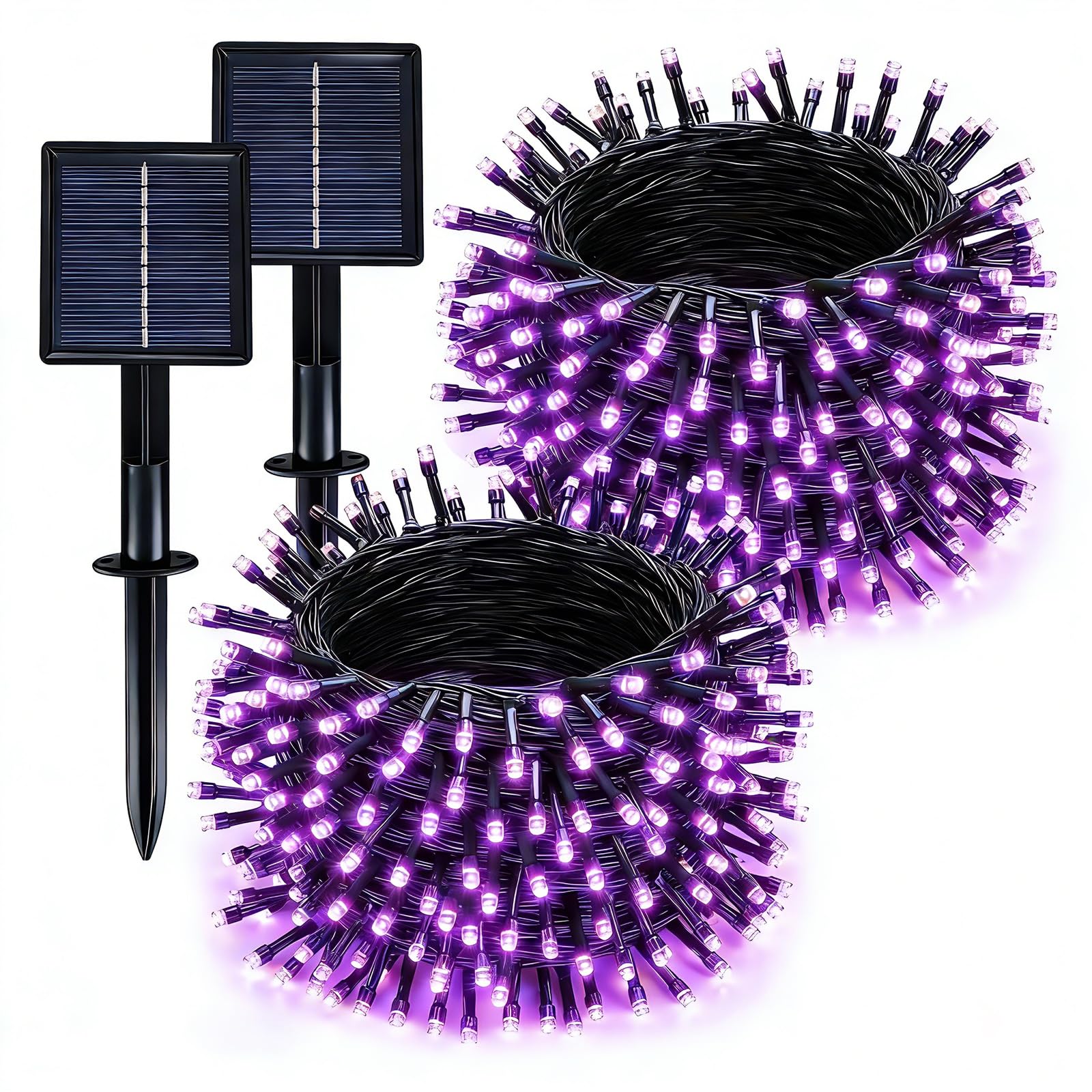 Slyuexu Solar String Lights--2 Pcs