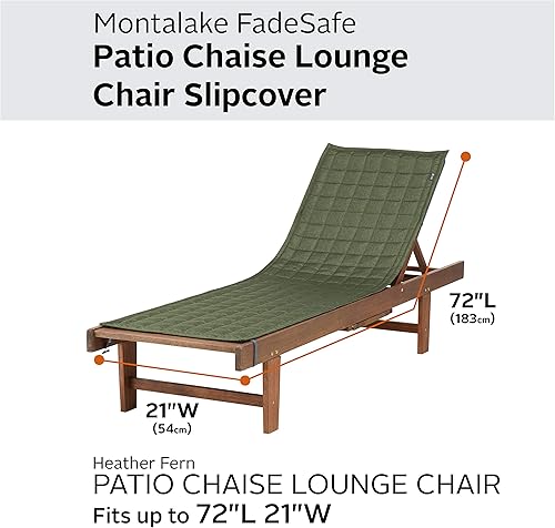 Vista 33 de Classic Accessories Montlake FadeSafe - Funda para tumbona, Beige antiguo