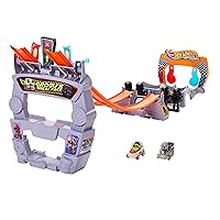 Hot Wheels RacerVerse - La Grande Corsa di Grogu, pista con macchinine da corsa die