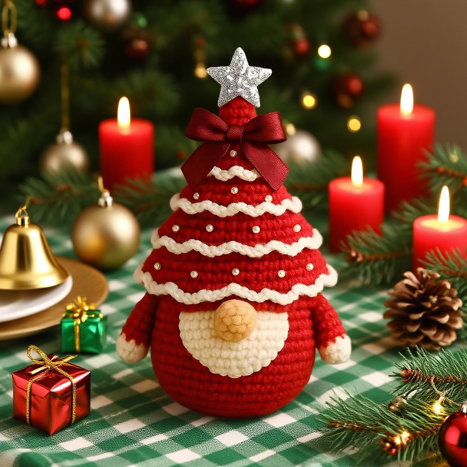 Amazon | クリスマス初心者向け編みぐるみキット | クリスマスツリー