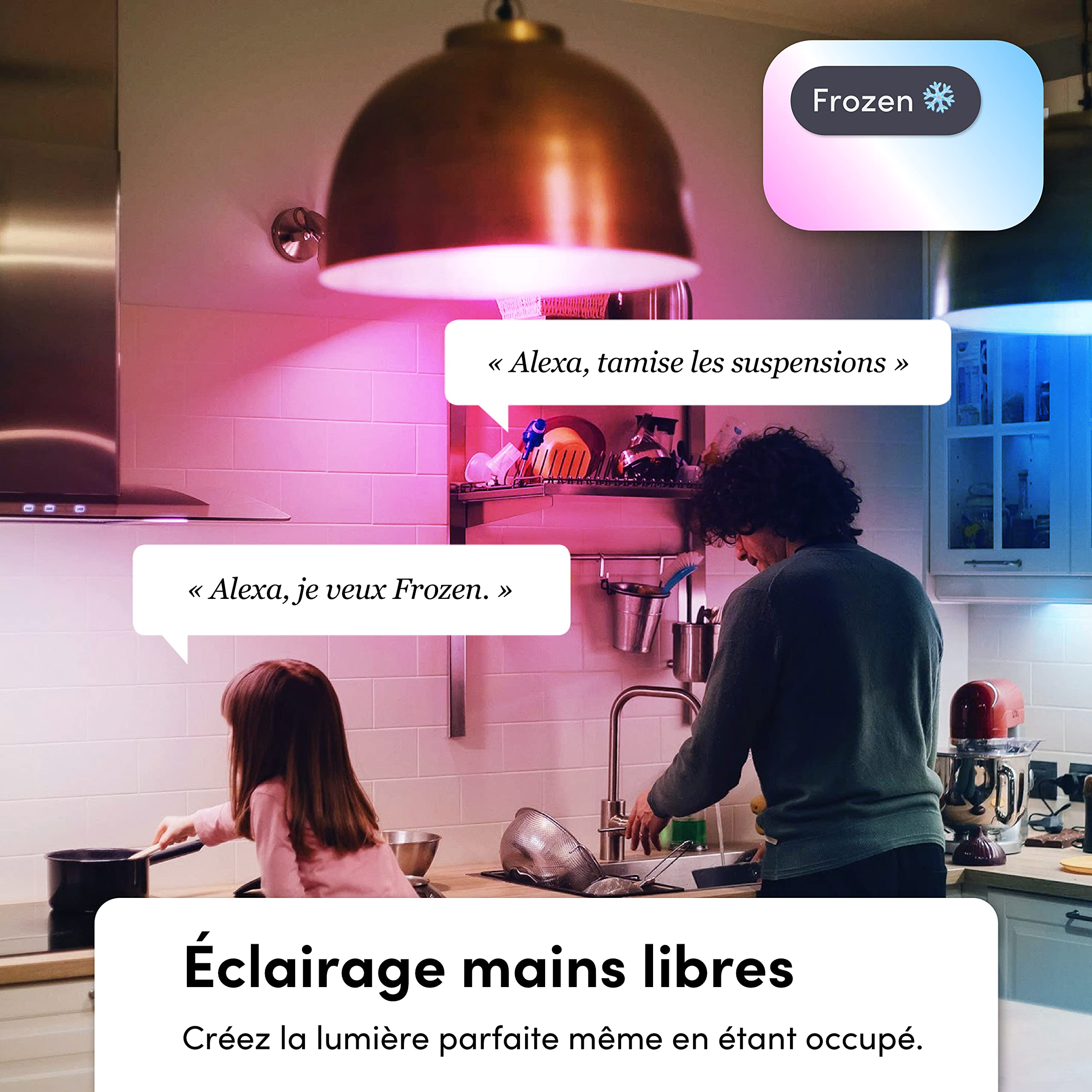LIFX Colour A60 1000 lumens [E27], Milliards de couleurs et de teintes de blanc, Ampoule LED connectée Wi-Fi, Pas de pont, Compatible avec Alexa, Hey Google, HomeKit et Siri