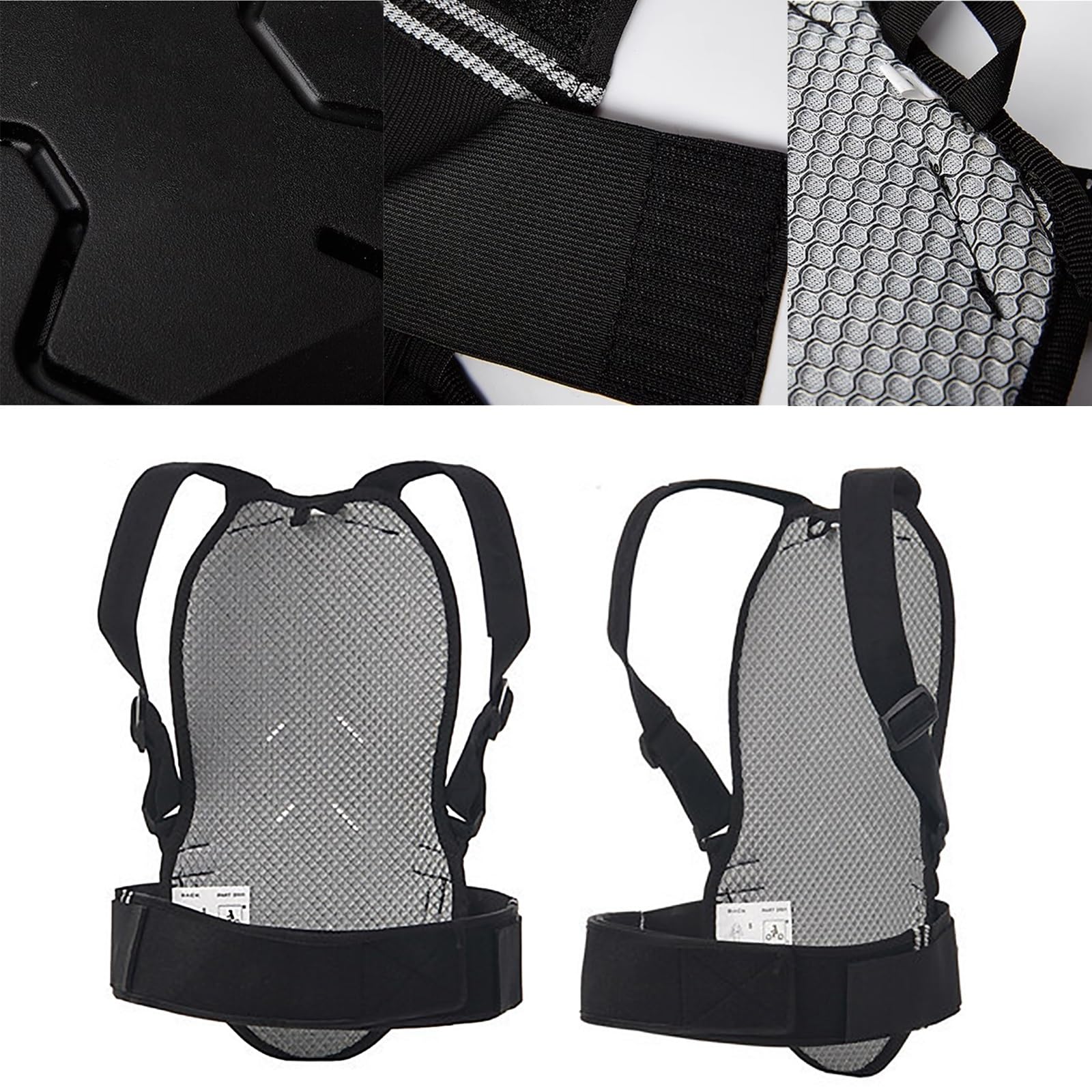 Protection Dorsale Moto Hommes Et Femmes Protection Dorsale Racing Moto Dos Protection De La Colonne Vertébrale Veste Anti-Chute Motocross Bodyguard Gilet Adulte Protection Dorsale Snowboard (Size :