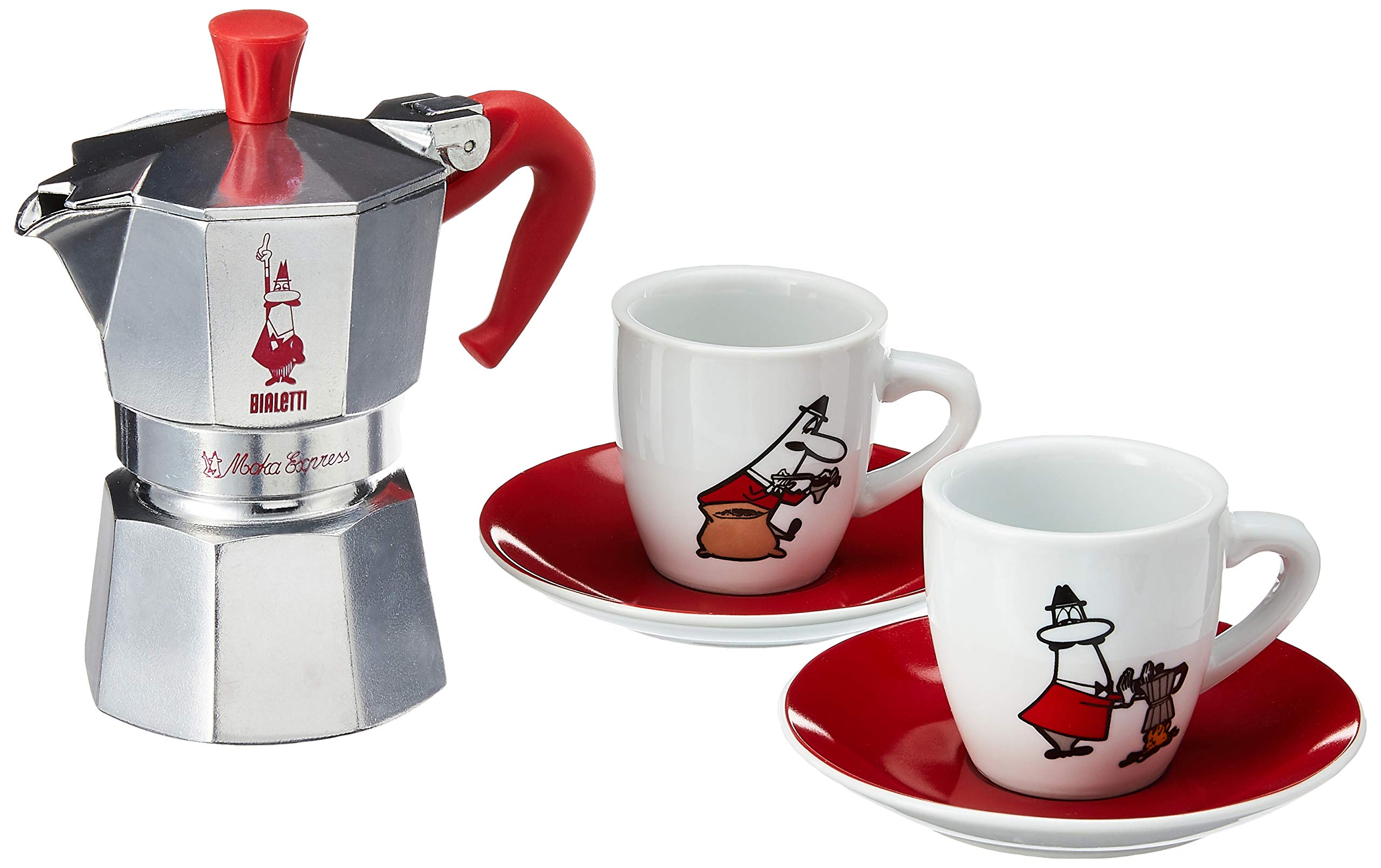 Bialetti Moka Express Set with 2 Cups 