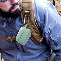 Vista 662 de Funda para AirPods Pro con kit de limpieza, funda de silicona suave para Apple AirPod Pro de 1ª/2ª generación, accesorios de funda AirPods Pro/Pro 2