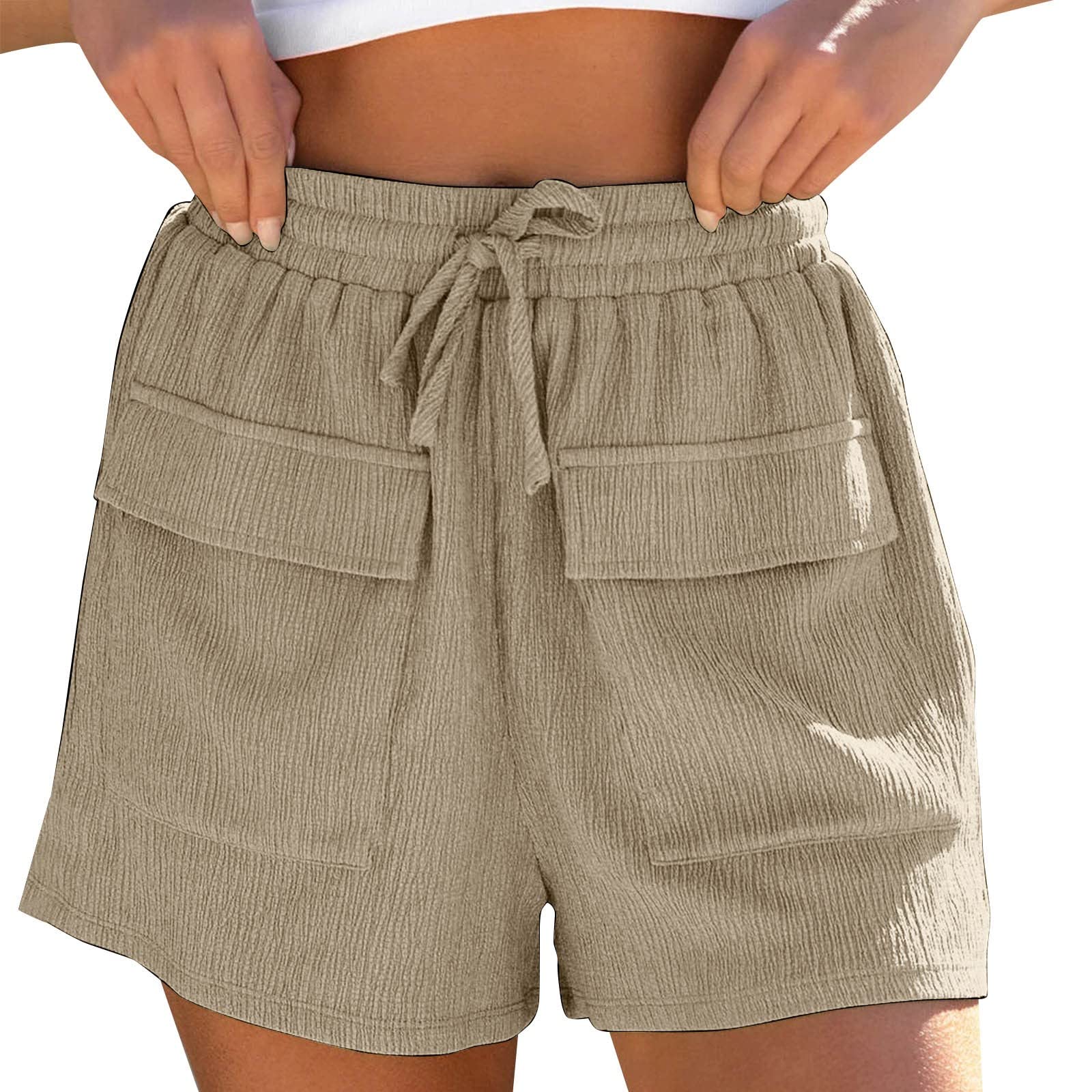 DUOWEI Shorts for Plus Size Women Straight-Leg Sports High-Waist Womens Casual Shorts Seamless Boy Shorts Underwear for
