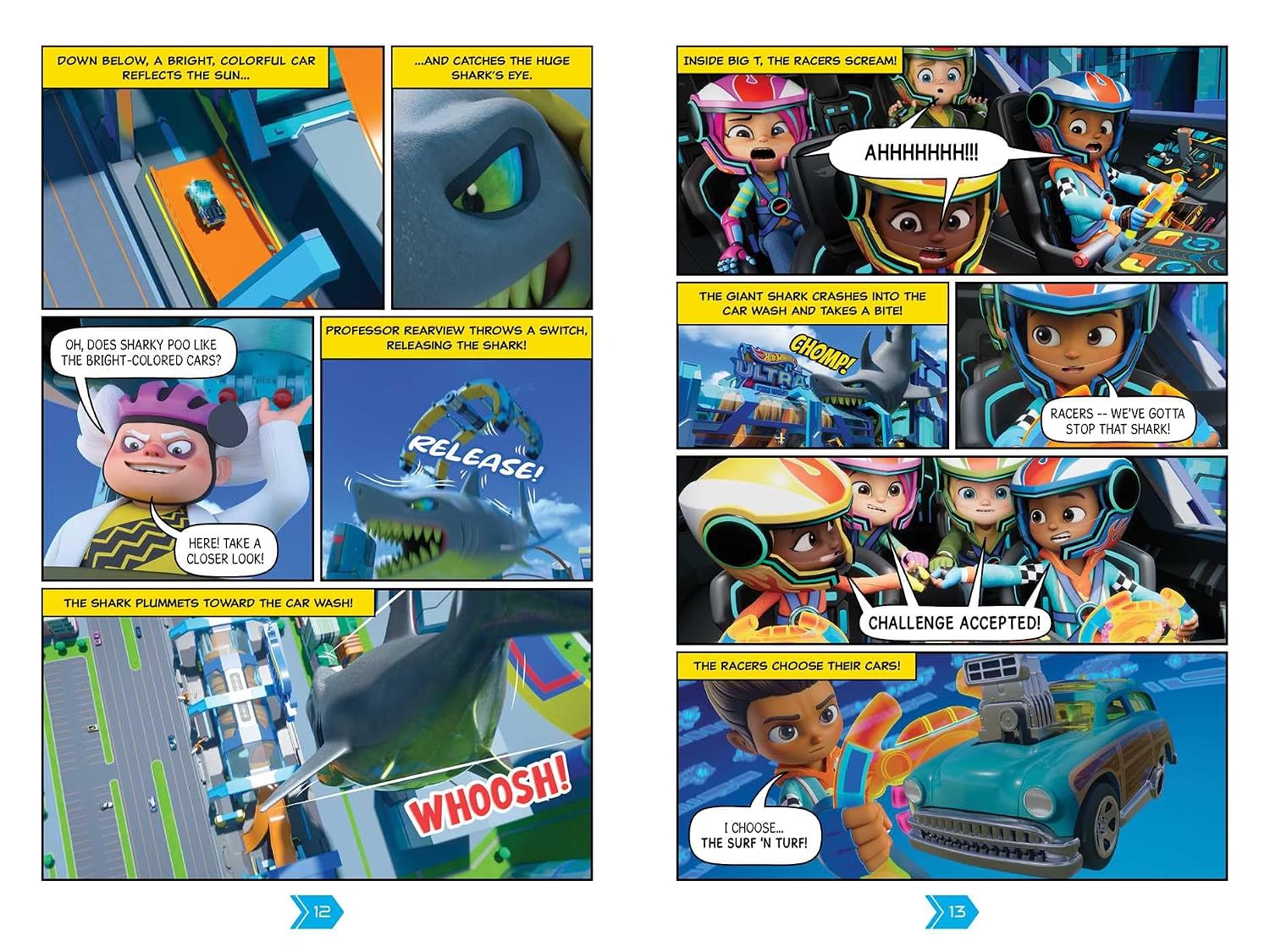 Hot Wheels Let's Race: Racers to the Rescue (Comic Reader)      Paperback – May 6, 2025