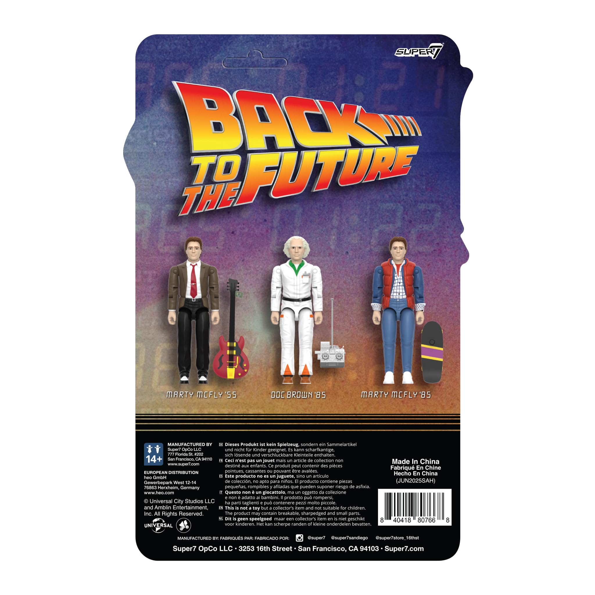 Amazon.co.jp: Super7 バック・トゥ・ザ・フューチャー リアクション+