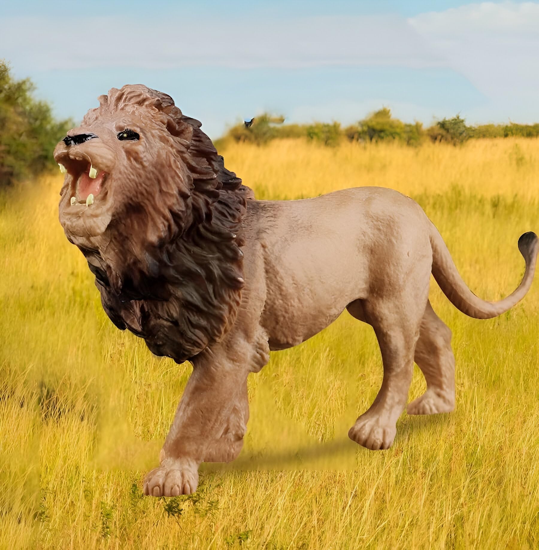 Tickles Simulation Wild Lion PVC Model Set for Kids Boys & Girls (Color: Brown Size: 30 cm) (B0DCFZ344J) Amazon Price History, Amazon Price Tracker