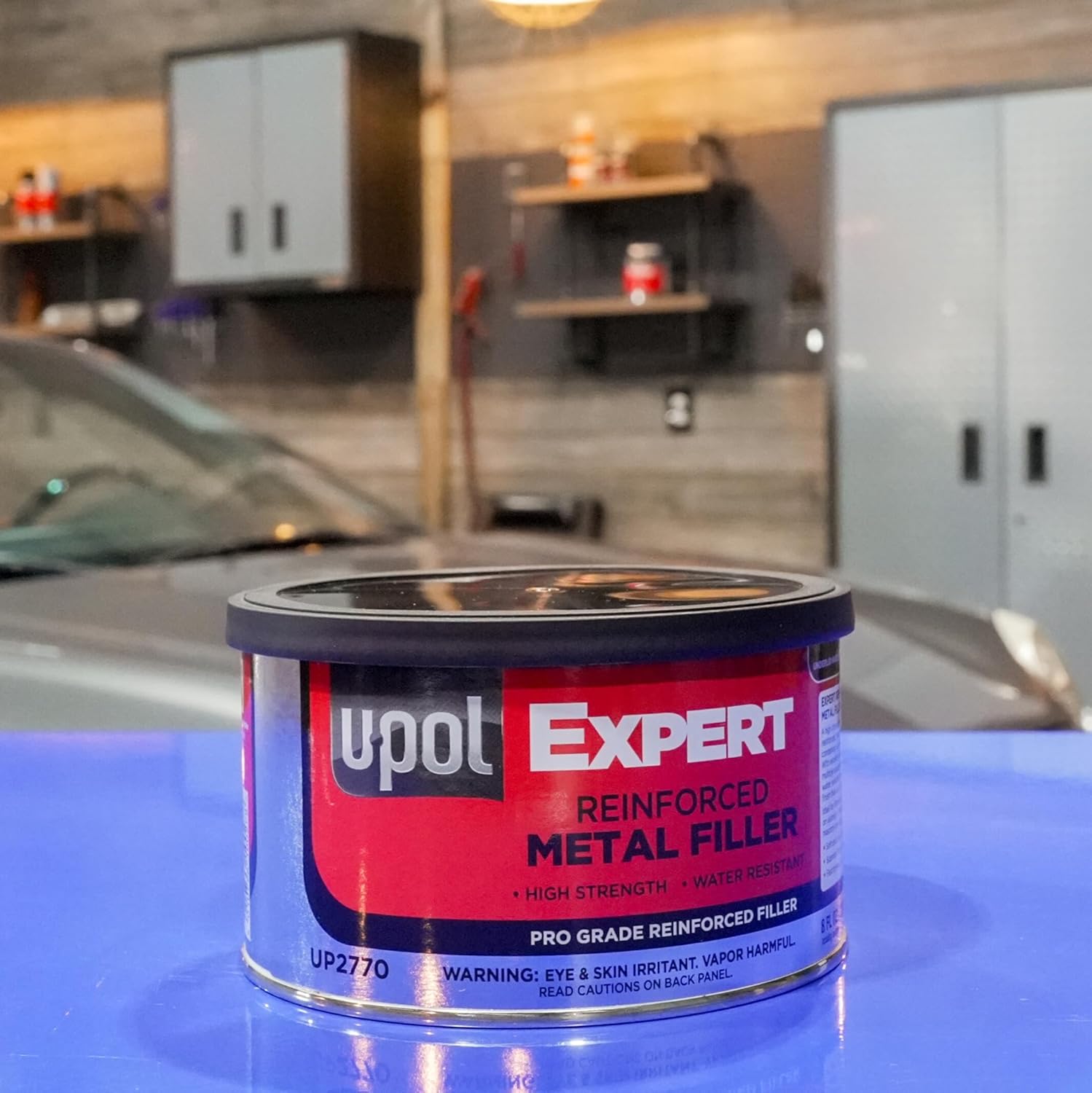 U-POL Expert Reinforced Metal Filler, High Strength & Heat Resistant Automotive Filler, 237ml