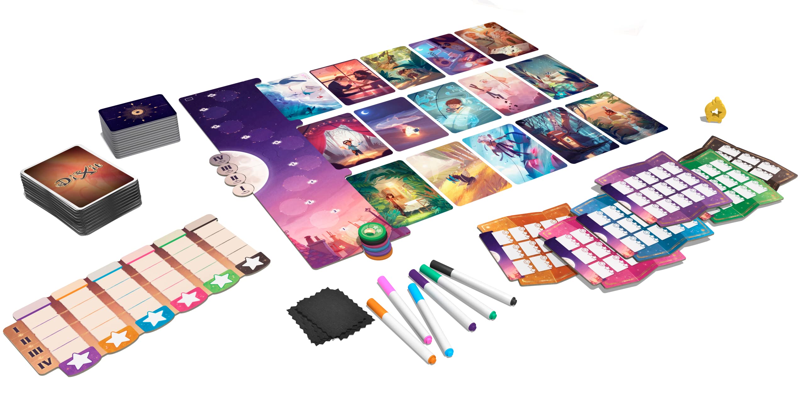 Asmodee Stella - Dixit Universe & Dixit 9 Anniversary, Espansione Gioco da Tavolo, Edizione in italiano, 8014