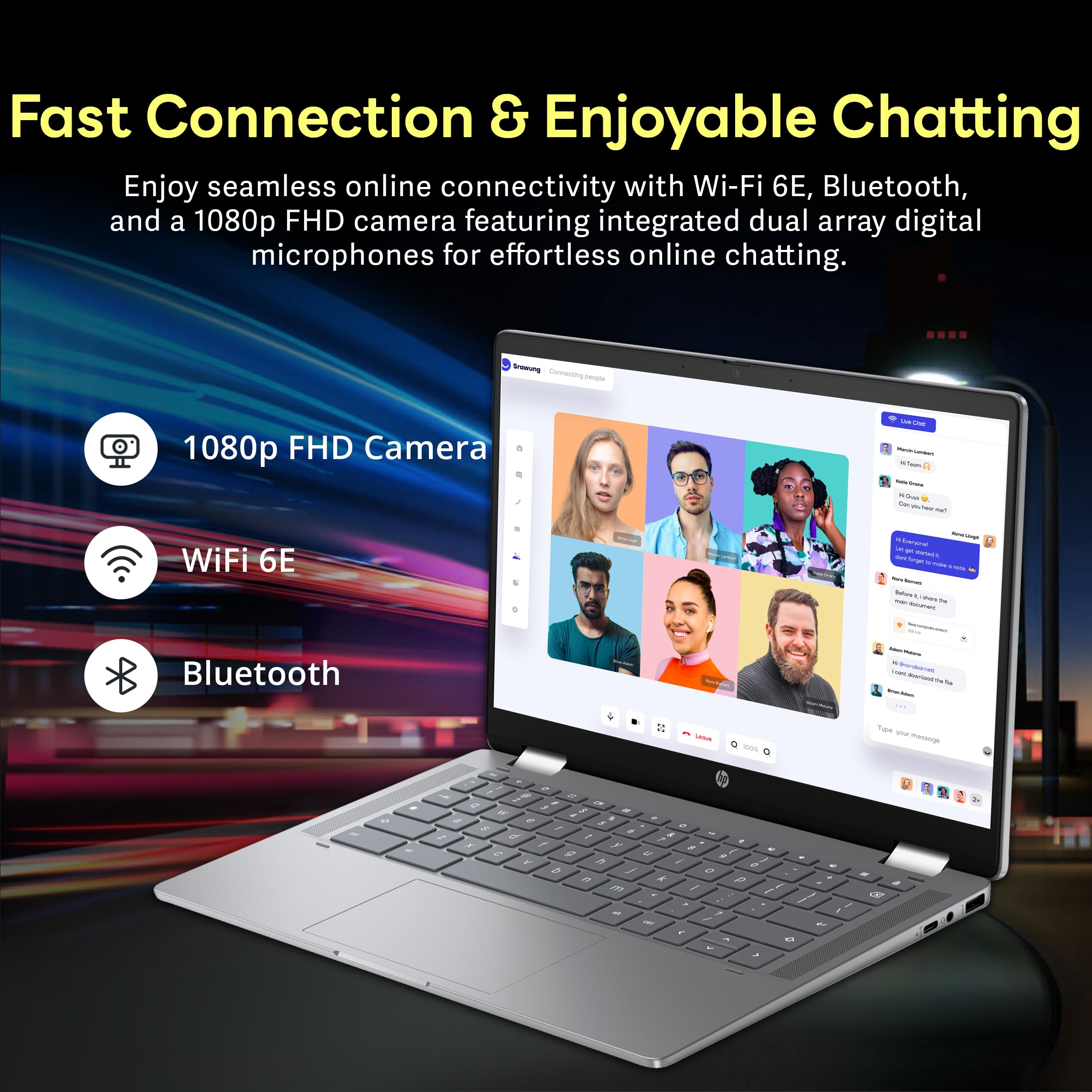 HP Chromebook Plus x360 14
