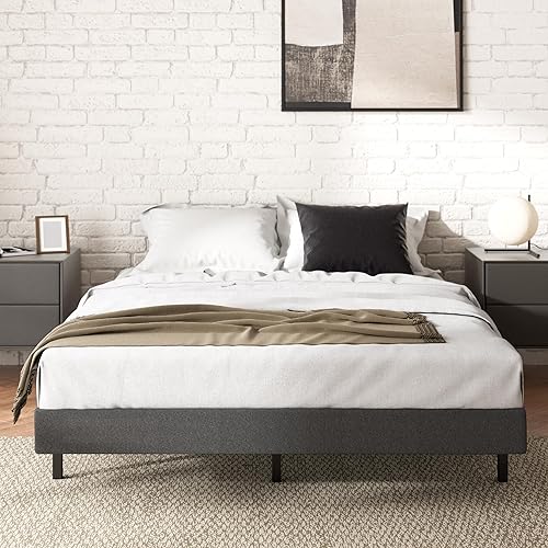 Miniatura 53 de Sommier inteligente de 7 pulgadas Zinus / base de colchón / estructura de acero fuerte / armado fácil requerido, Acero