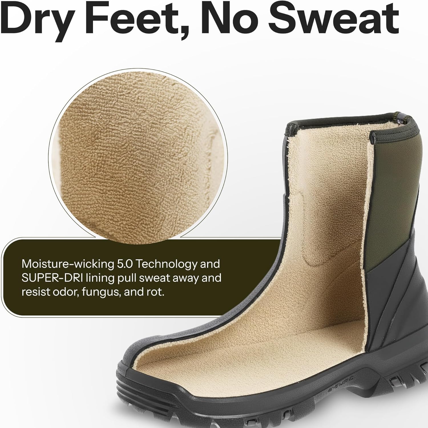 Grubs Outdoor Boots Adult Midline 5.0 Mid Stretch Moss MID-333A