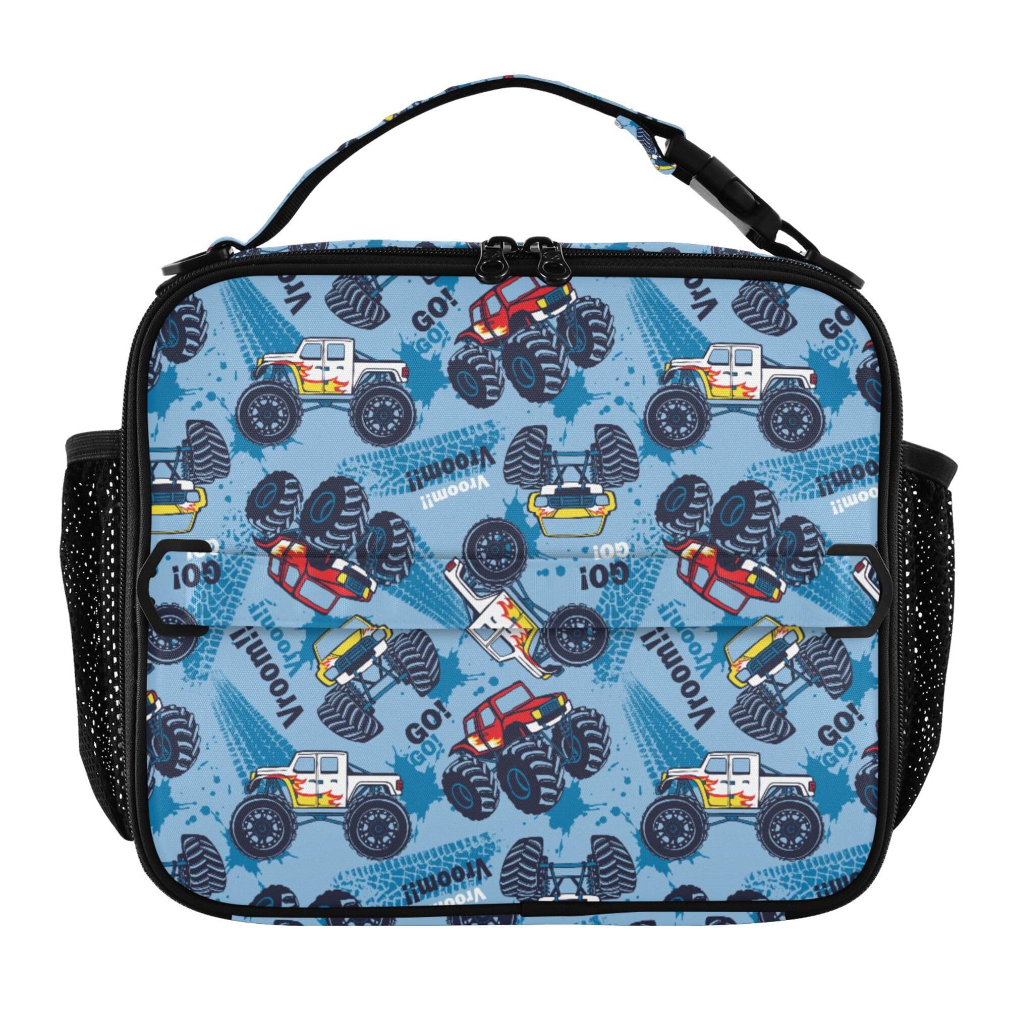 Bolsas de almuerzo escolares ALAZA para niños con aislamiento térmico y diseño de neumáticos