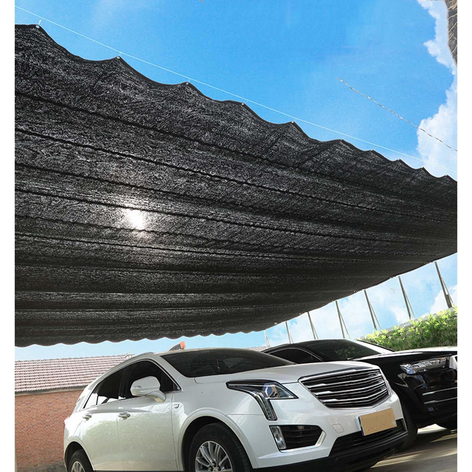 Red De Sombra 2x4/2x5/3x3/3x5/4x6m, Malla De Sombra Invernaderos Con Ojales, Cubierta Para Plantas De Exterior, Vela De Sombreo, Toldo, Tela De Sombra 50% Protección Solar,Black-4x10m(13*32.8ft)
