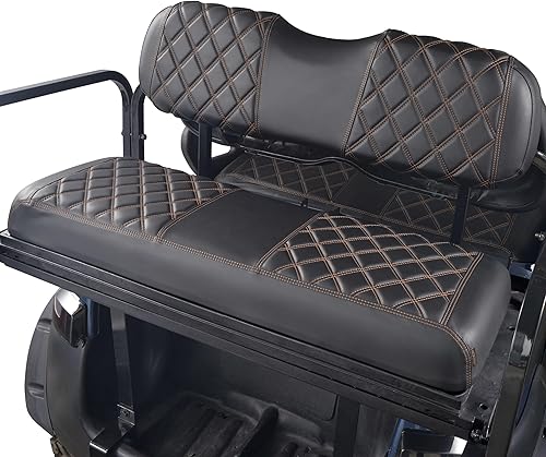 NOKINS Fundas de asiento de carrito de golf para Club Car y EZGO, reemplazo universal para los cojines de asiento
