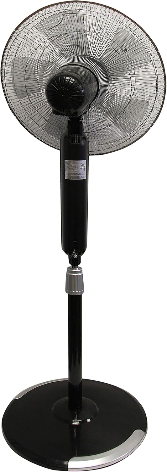 Homevision Technology 16" Digital Oscillating Stand Fan, Silver (CT4003L) Cooling CT4003L