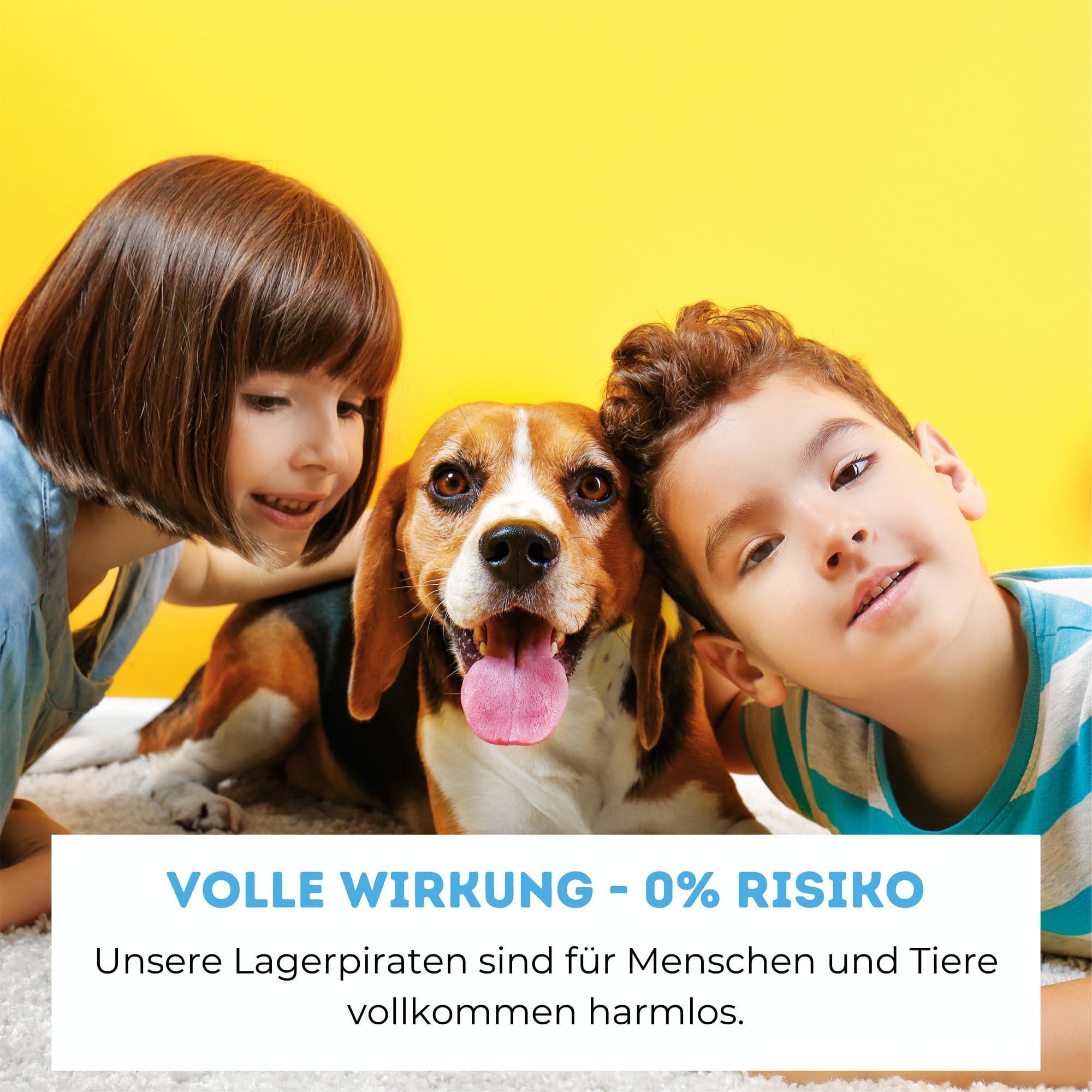 Speckkäfer & vieles mehr bekämpfen mit Lagerpiraten (120 Tiere in Kunststoffröhre) – für ca. 60 m² – 100% Biologisch, Chemiefrei & Natürlich – Made in Germany