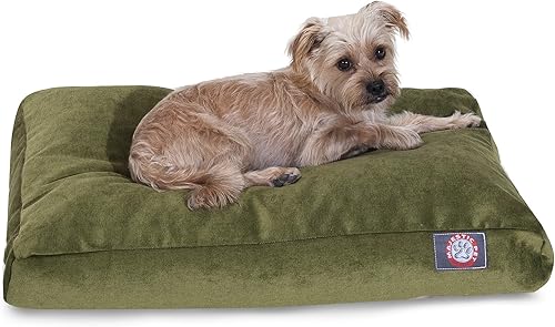 Miniatura 9 de Majestic Pet Villa - Cama rectangular para perro, lavable, cama antideslizante y cómoda para mascotas, cama de jaula con funda extraíble lavable,