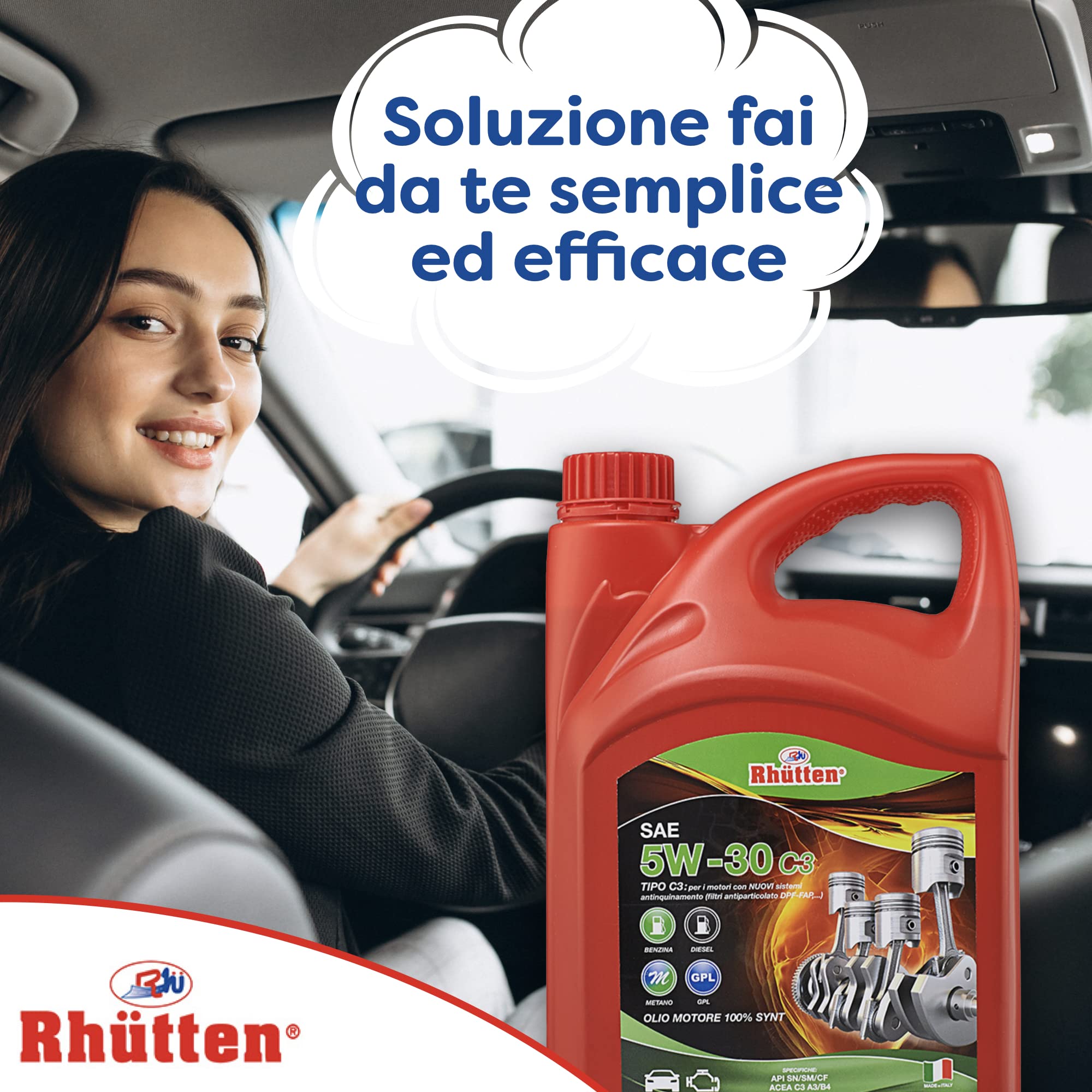 Olio Motore Rhutten Sintetico 5W-30 C3 4L