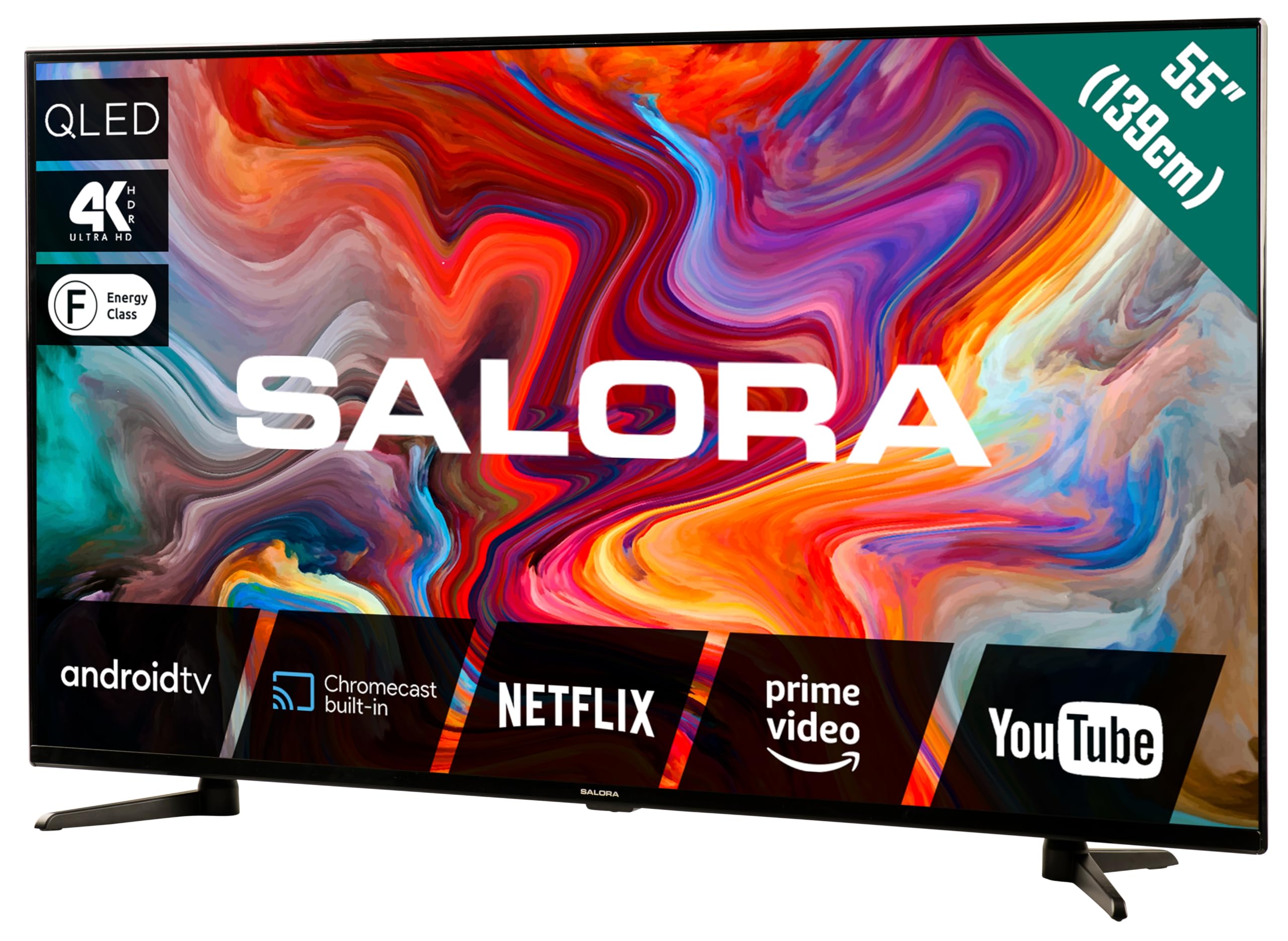 SALORA 55QLEDTV 55 Pollici Smart TV 4K - Dettaglio