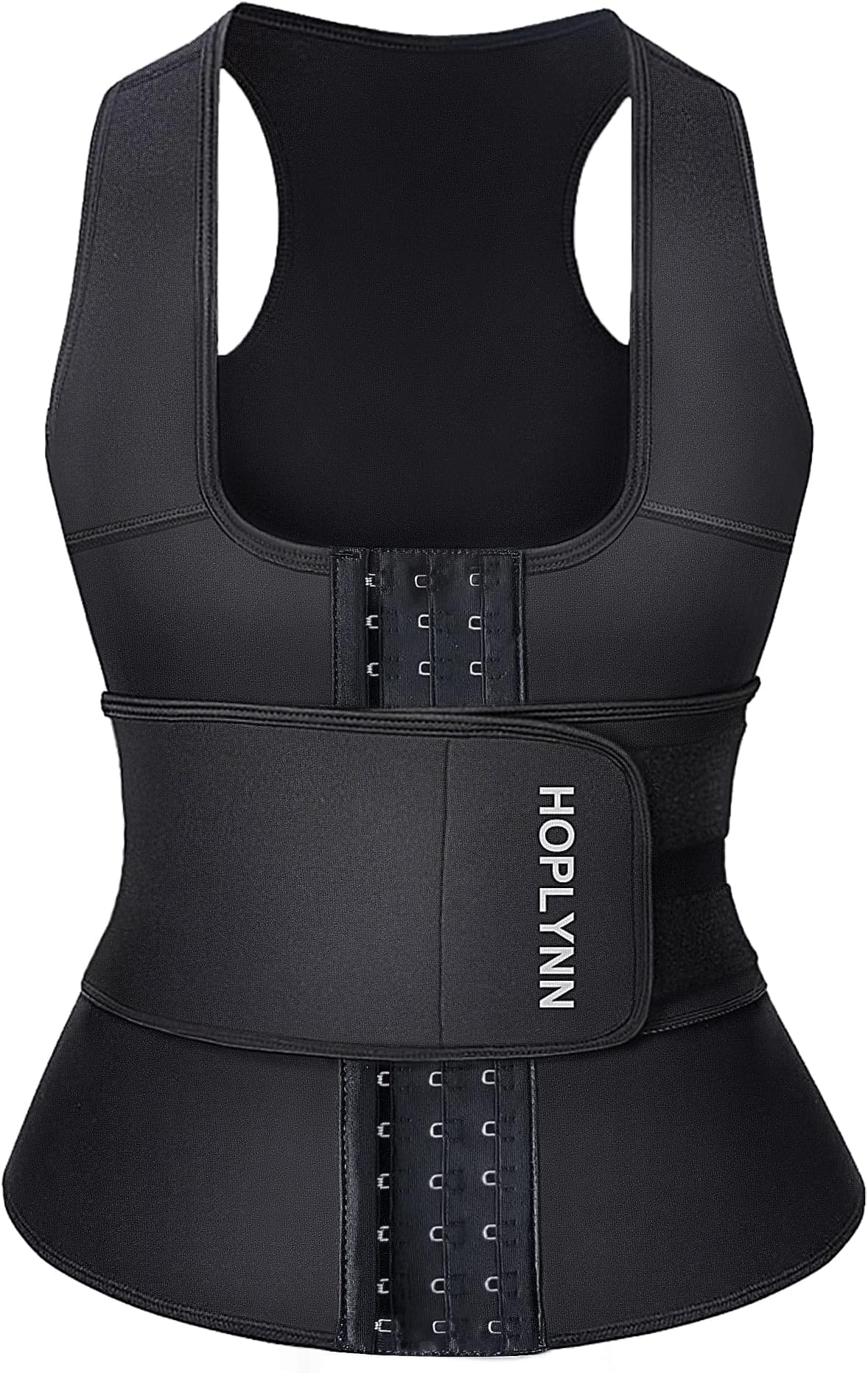 HOPLYNN Neoprene Sauna Sweat Waist Trainer Corset Trimmer Vest for Women Tummy Control, Waist Cincher Body Shaper