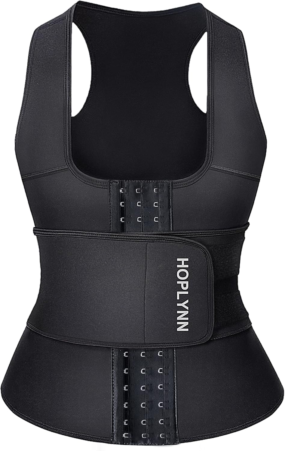 HOPLYNN Neoprene Sauna Sweat Waist Trainer Corset Trimmer Vest for Women Tummy Control, Waist Cincher Body Shaper : Sports & Outdoors