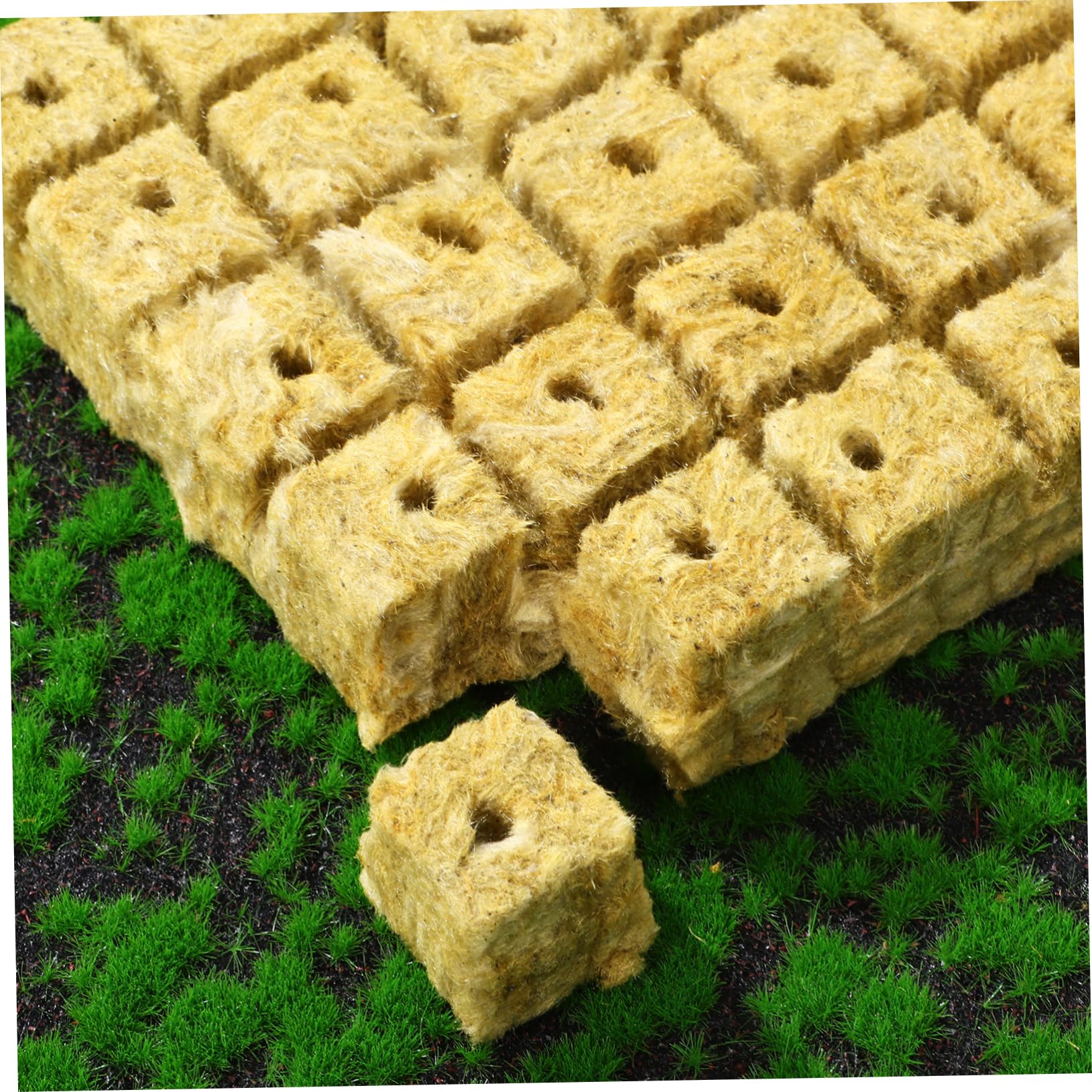BESPORTBLE 4 Ensembles Substrat De Racine Départ Plantation Croissance Bloc De Terre pour Propagation De Plantes Cubes pour La Propagation des Plantes 100 Pièces * 4