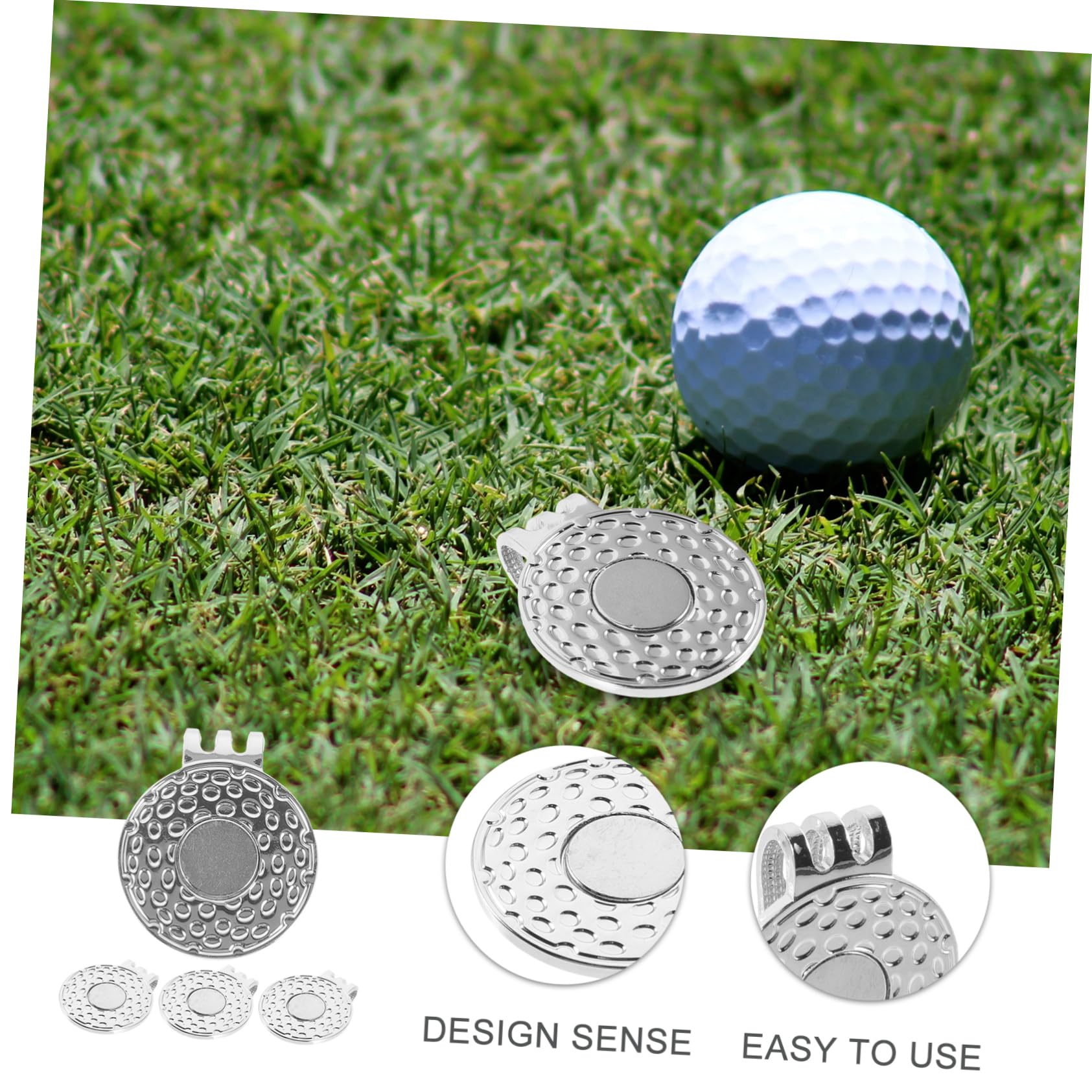 ibasenice Golfs Marker Hut Clips Hochwertige Golfschläger Accessoires Mit Doppel Loch Design Für Golfspieler Langlebig Und Einfach Zu Verwenden